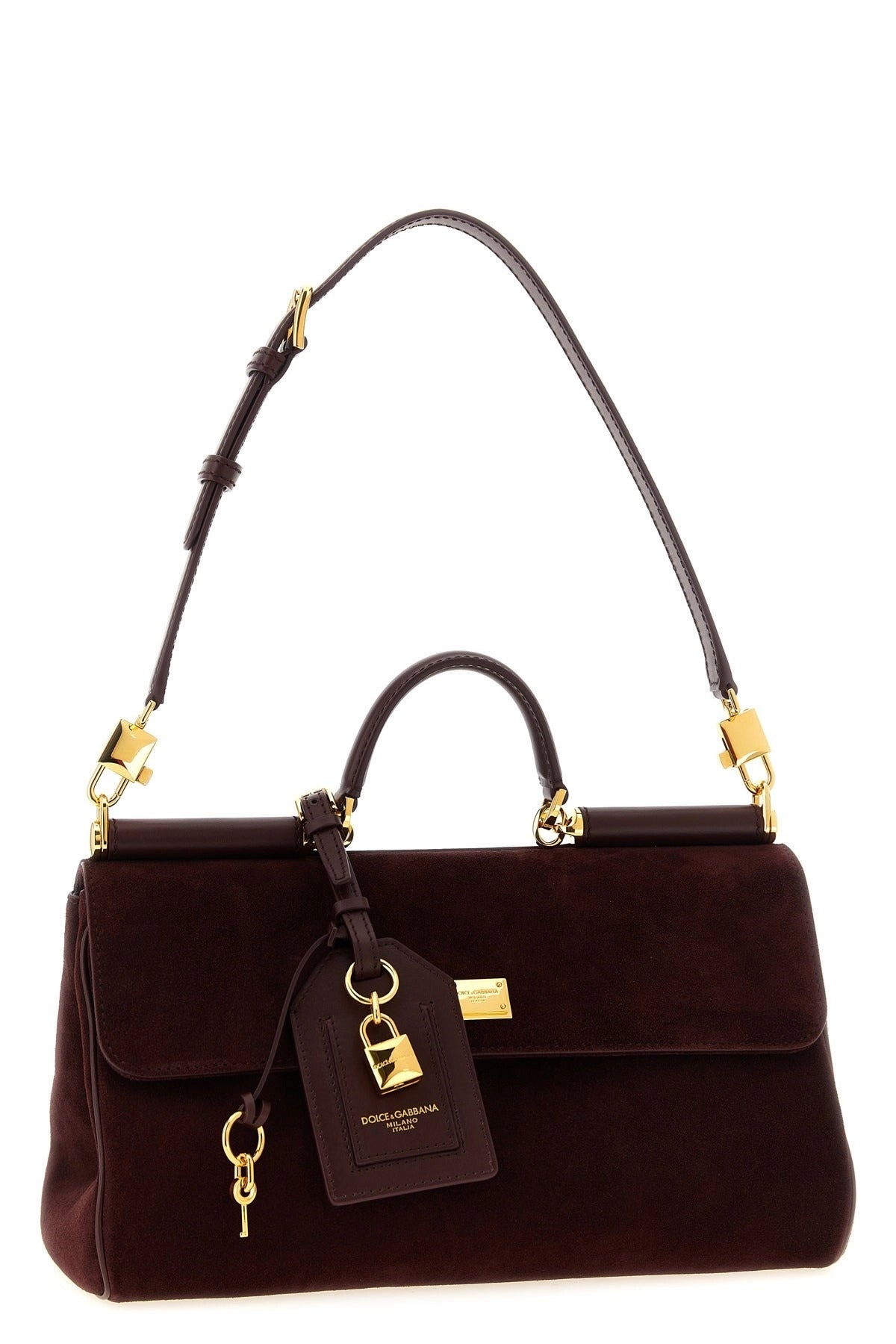 Dolce & Gabbana Medium My Sicily Suede Handbag