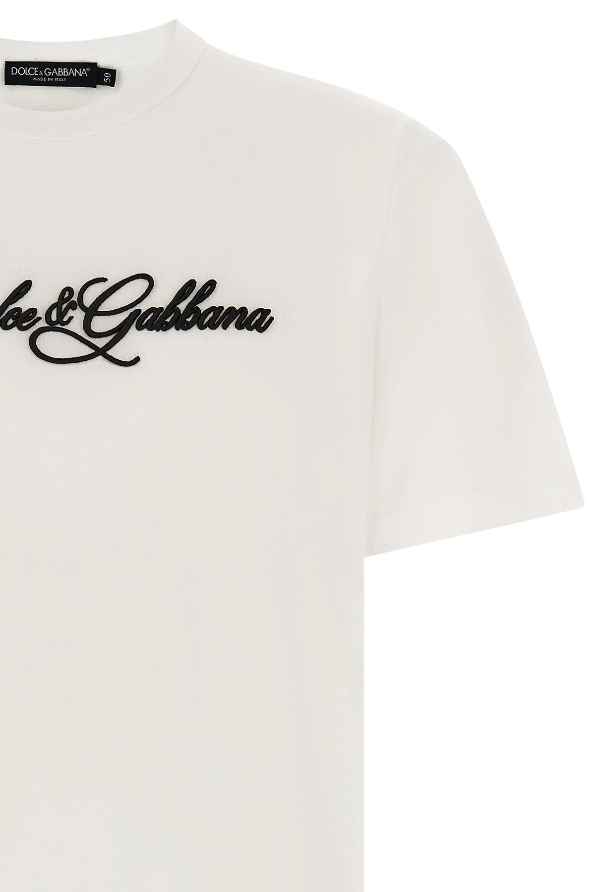 Dolce & Gabbana Logo Embroidery T-Shirt
