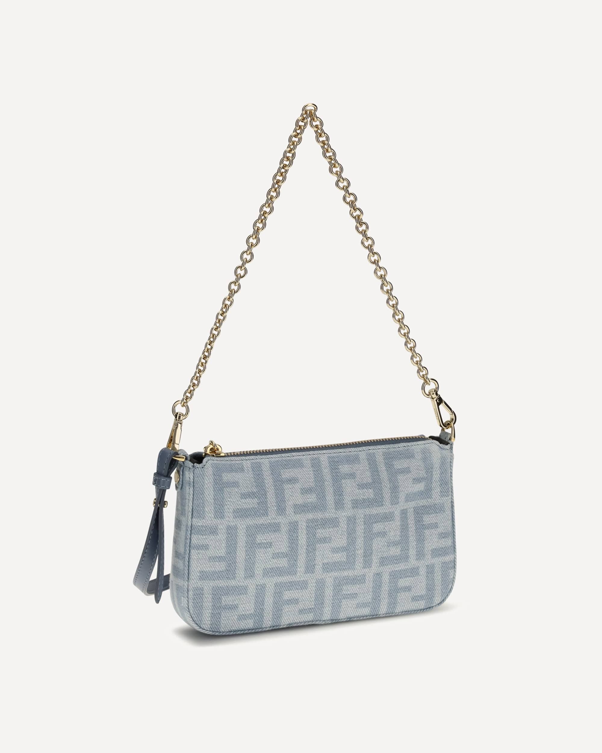 Fendi Denim Baguette Clutch