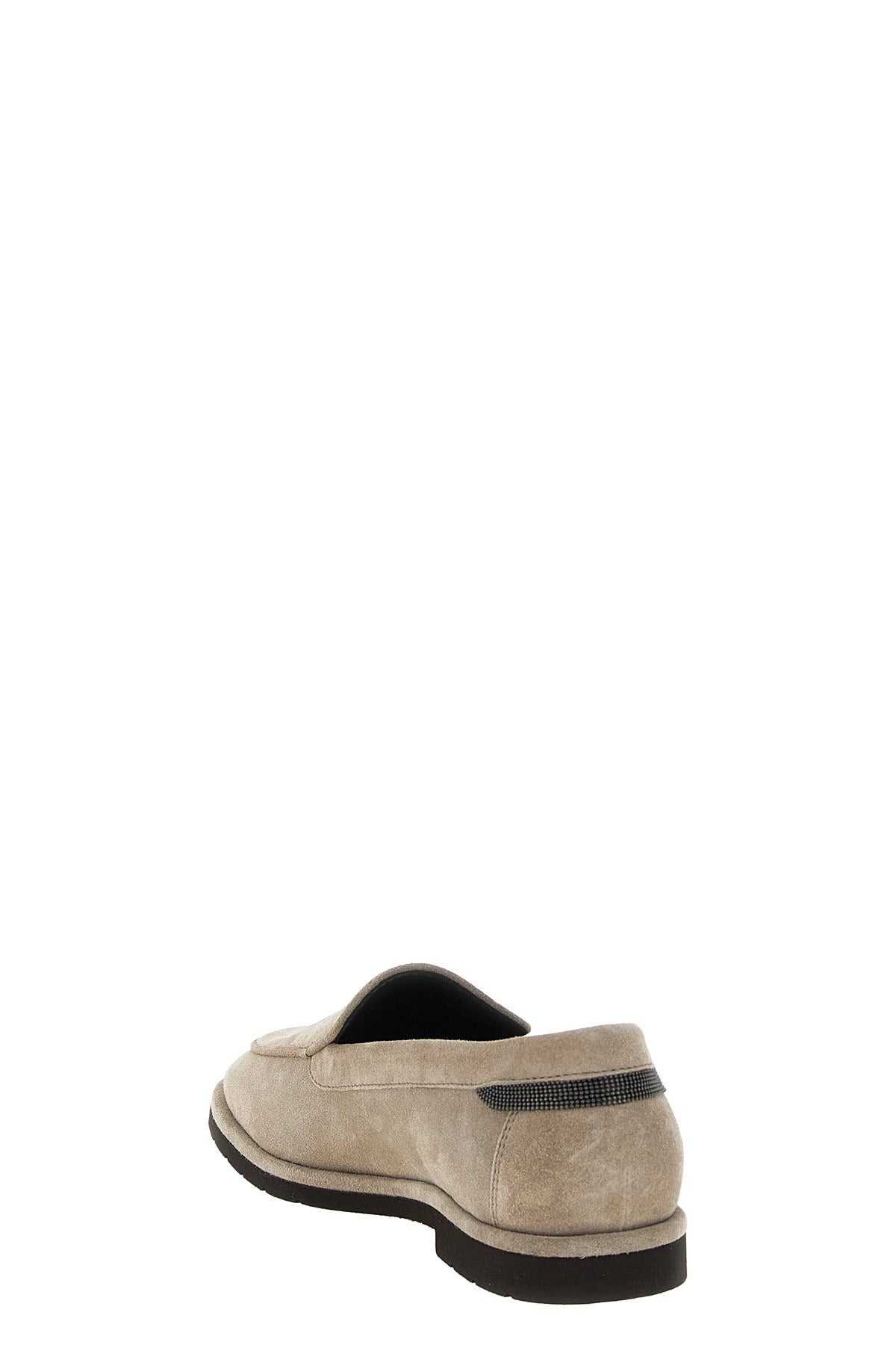 Brunello Cucinelli Monile Suede Loafers