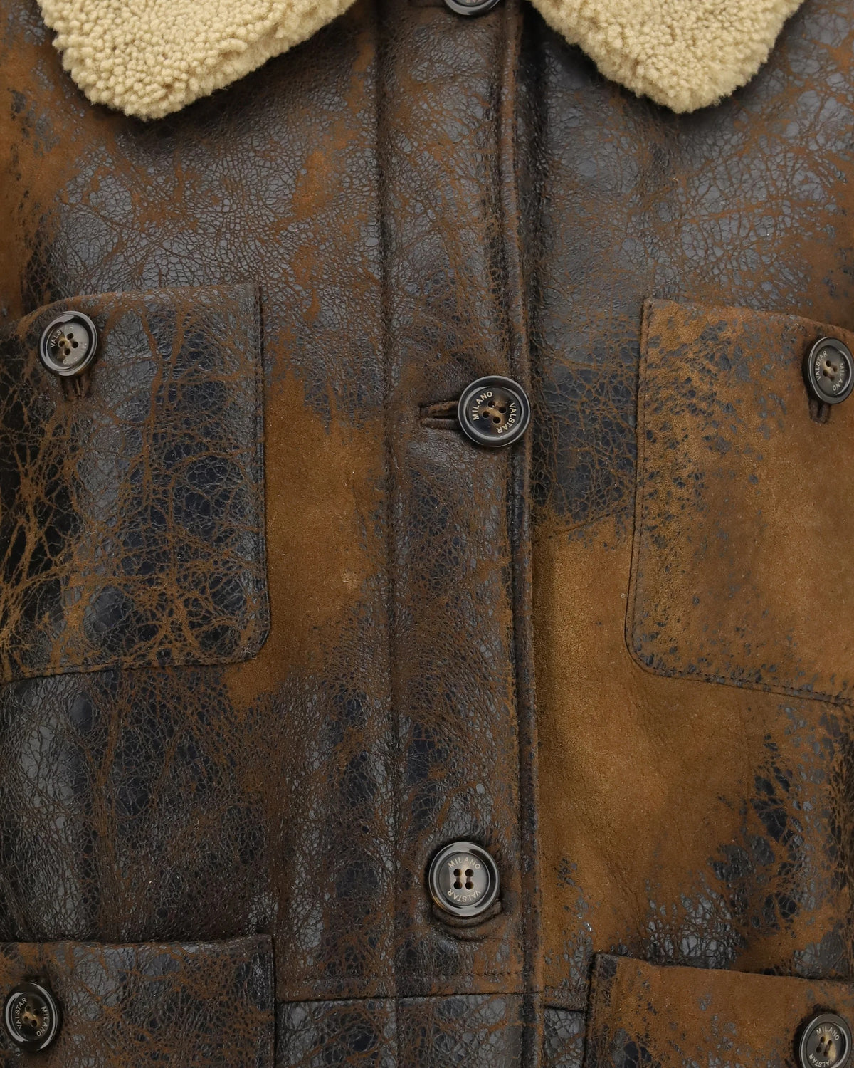 Valstar Oversized Leather Jacket