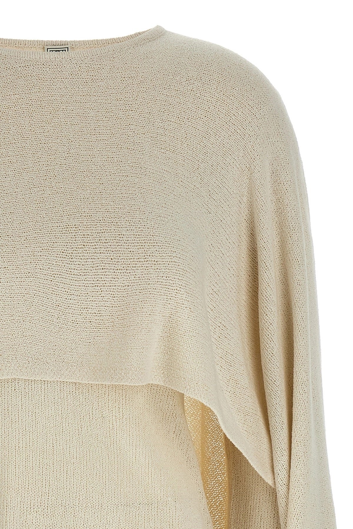 TOTEME Cape Silk Sweater