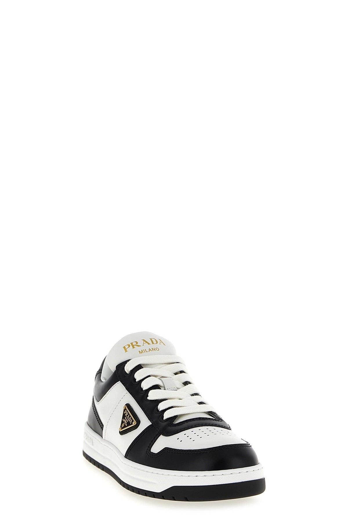 Prada Downtown Leather Sneakers