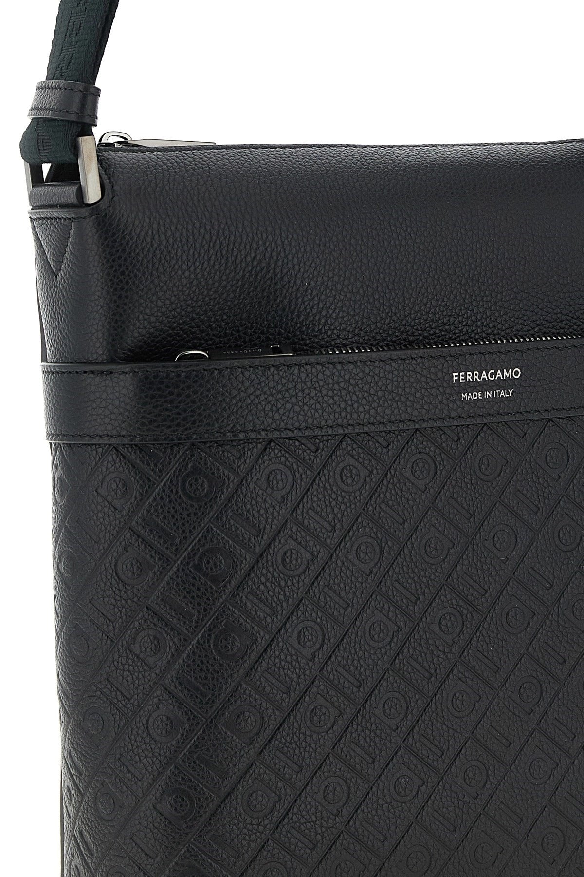 Ferragamo Monogram Messenger Crossbody Bag