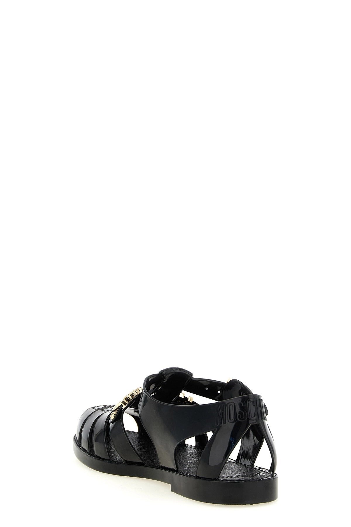 Moschino Fisherman Sandals With Lettering Logo