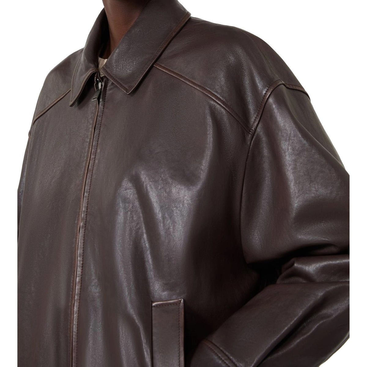 Max Mara Cose Leather Jacket