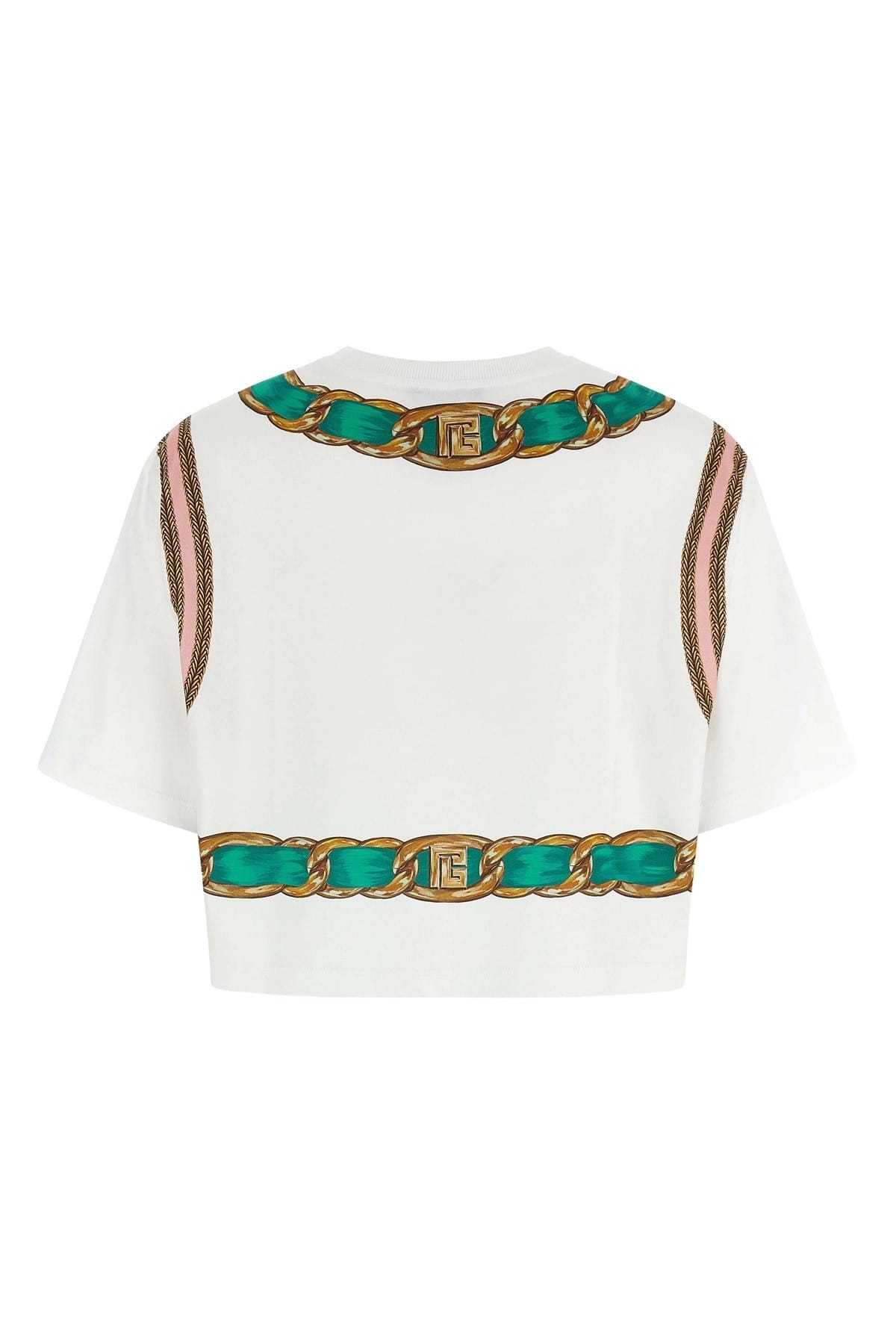 Balmain Foulard Print T-Shirt