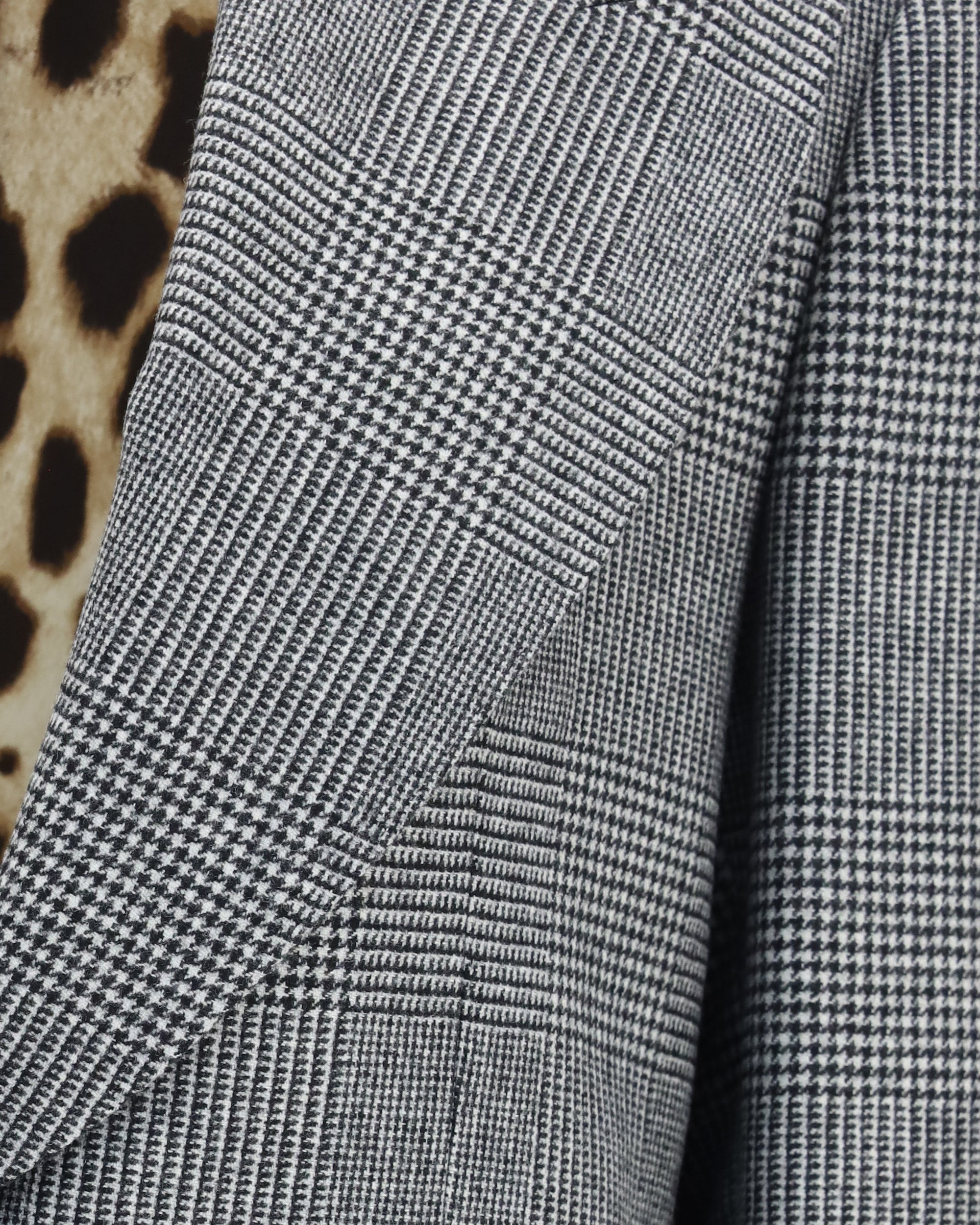 Dolce & Gabbana Prince Of Wales Single Breasted Blazer