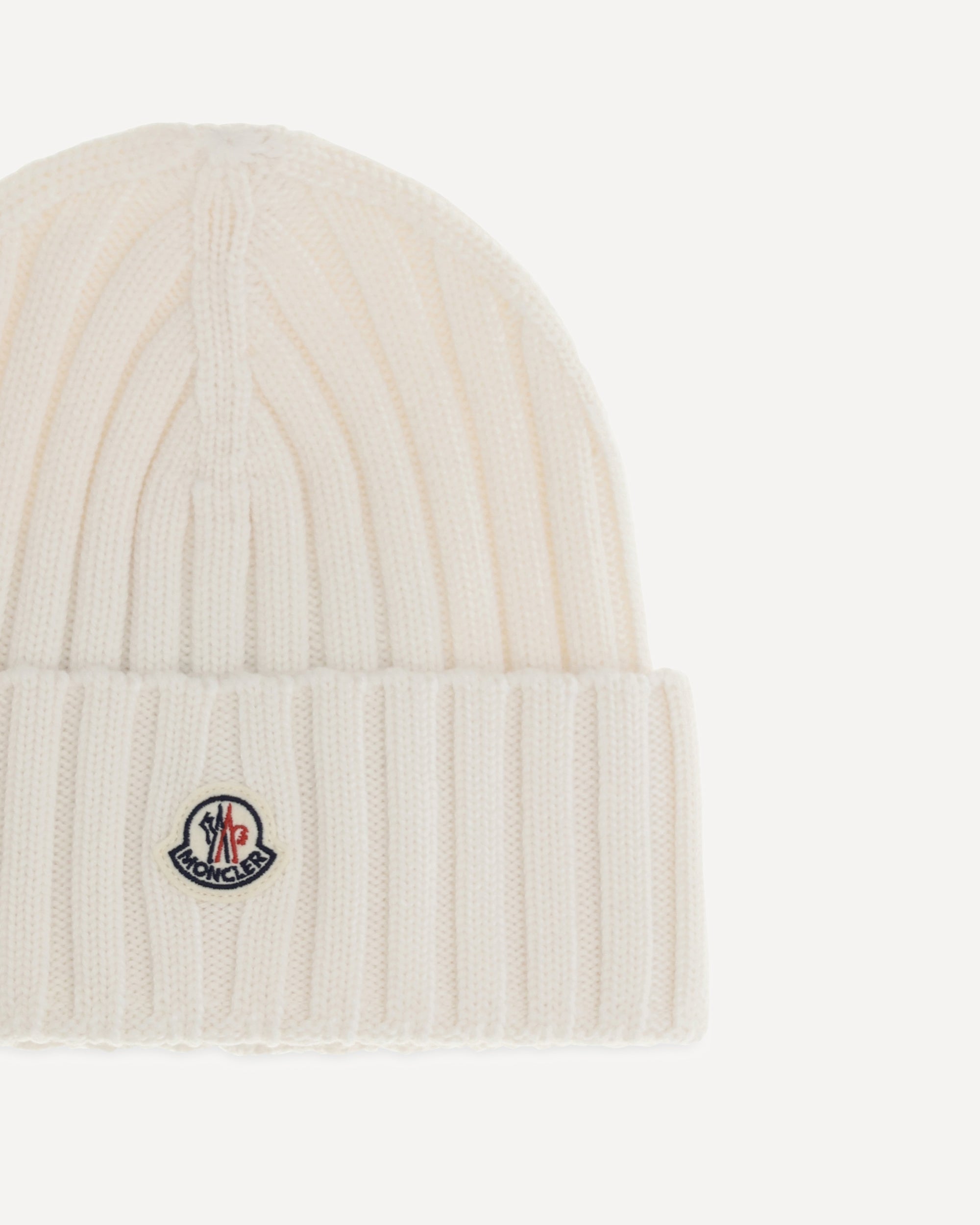Moncler Wool Beanie With Logo