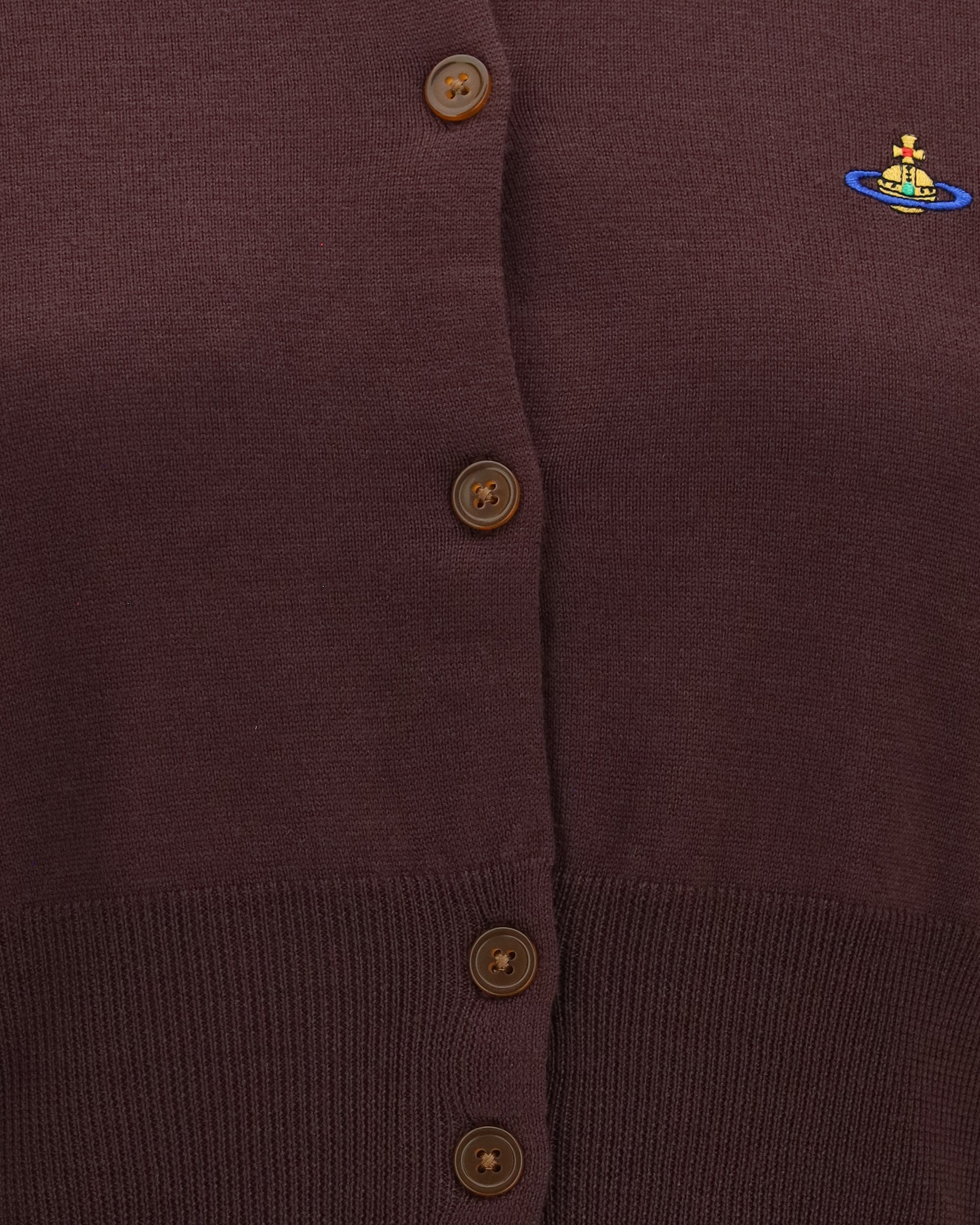 Vivienne Westwood Bea Cropped Wool Cardigan