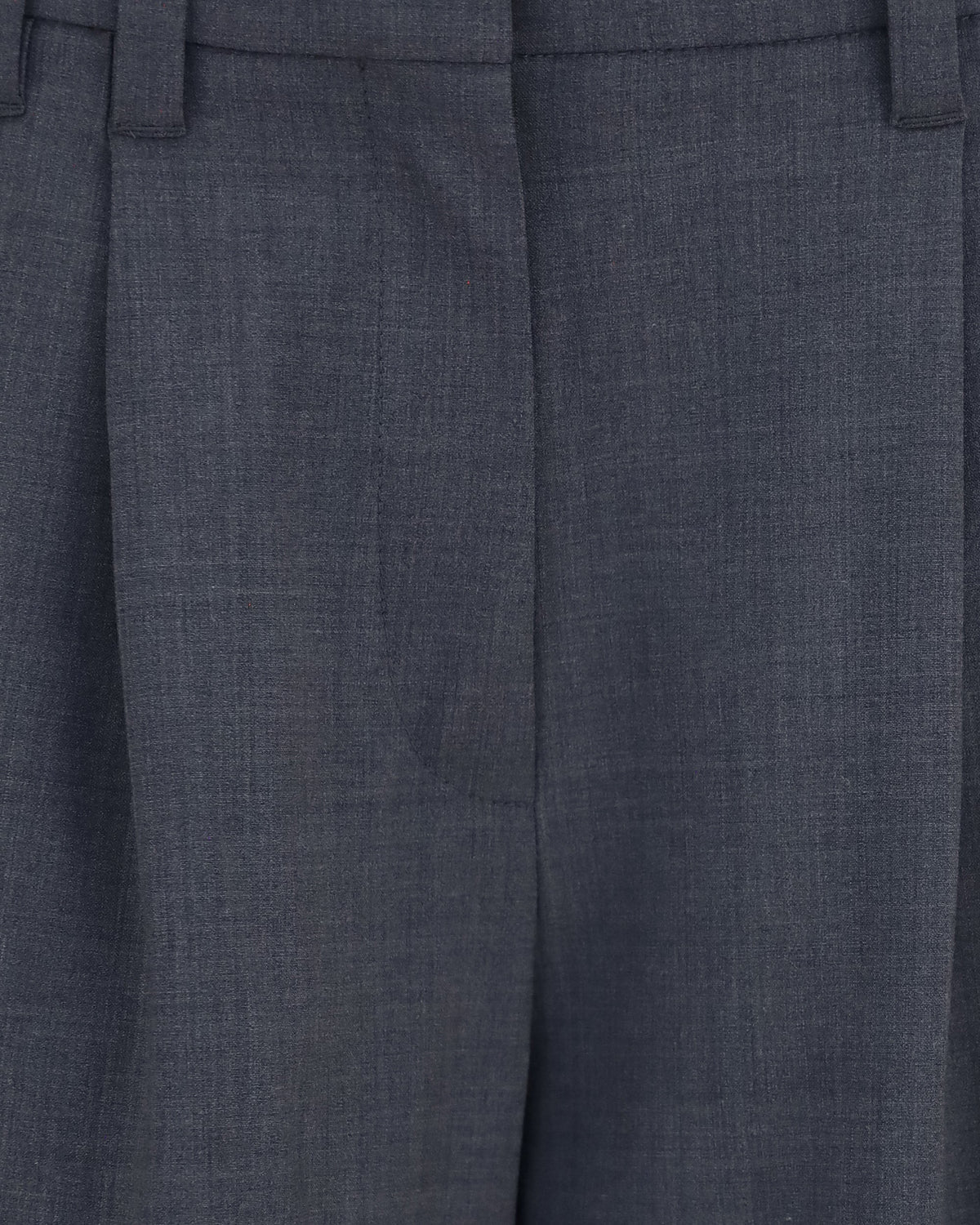 Brunello Cucinelli Tropical Wool Tailored Pants Monili Detail