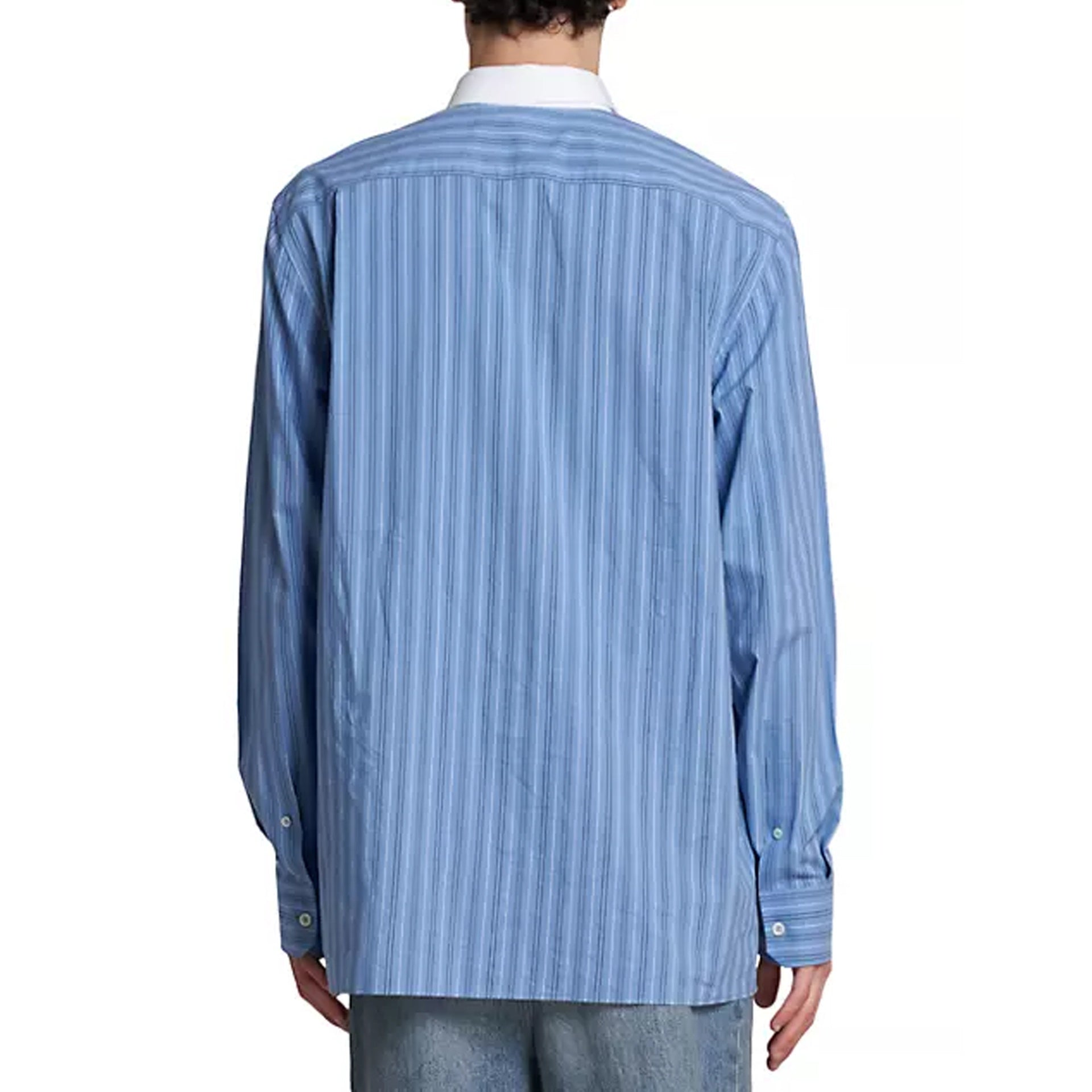 Striped Cotton Long-Sleeve Shirt