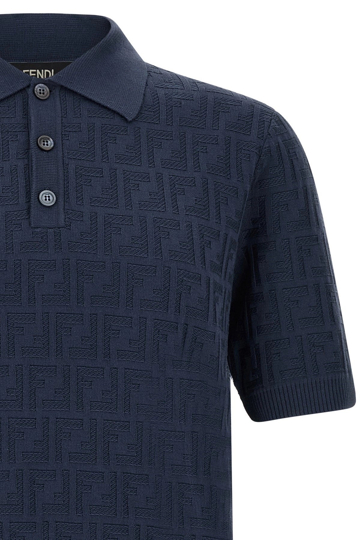 Fendi FF Cotton Polo Shirt