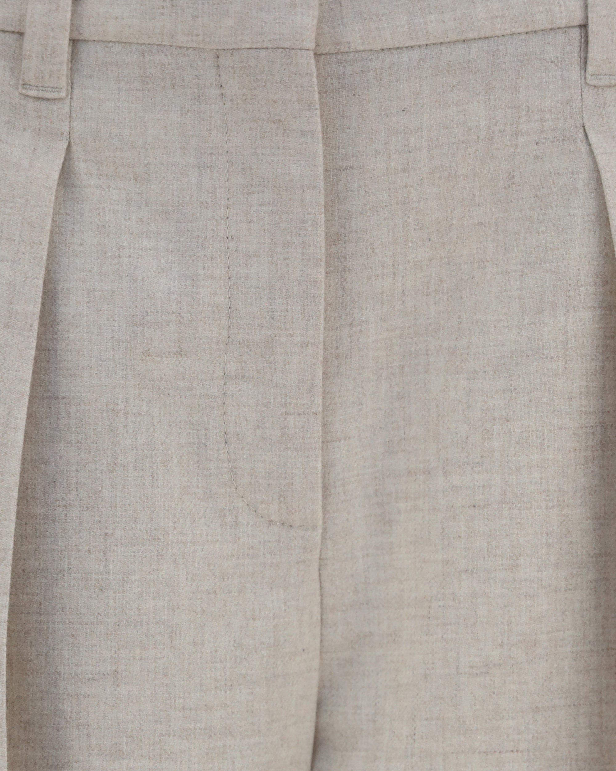 Brunello Cucinelli Wool Cashmere Tailored Pants