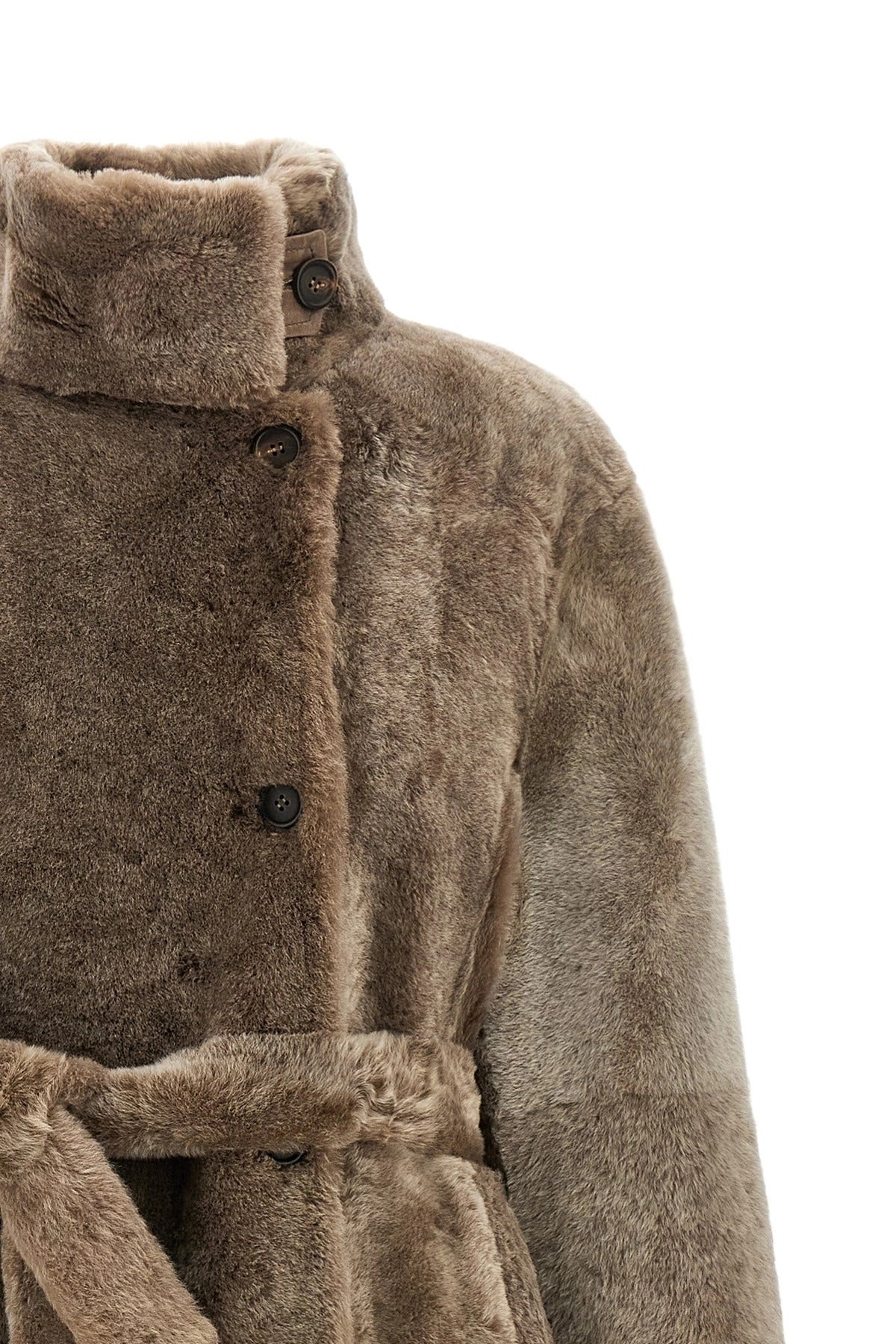 Brunello Cucinelli Tailored Shearling Coat