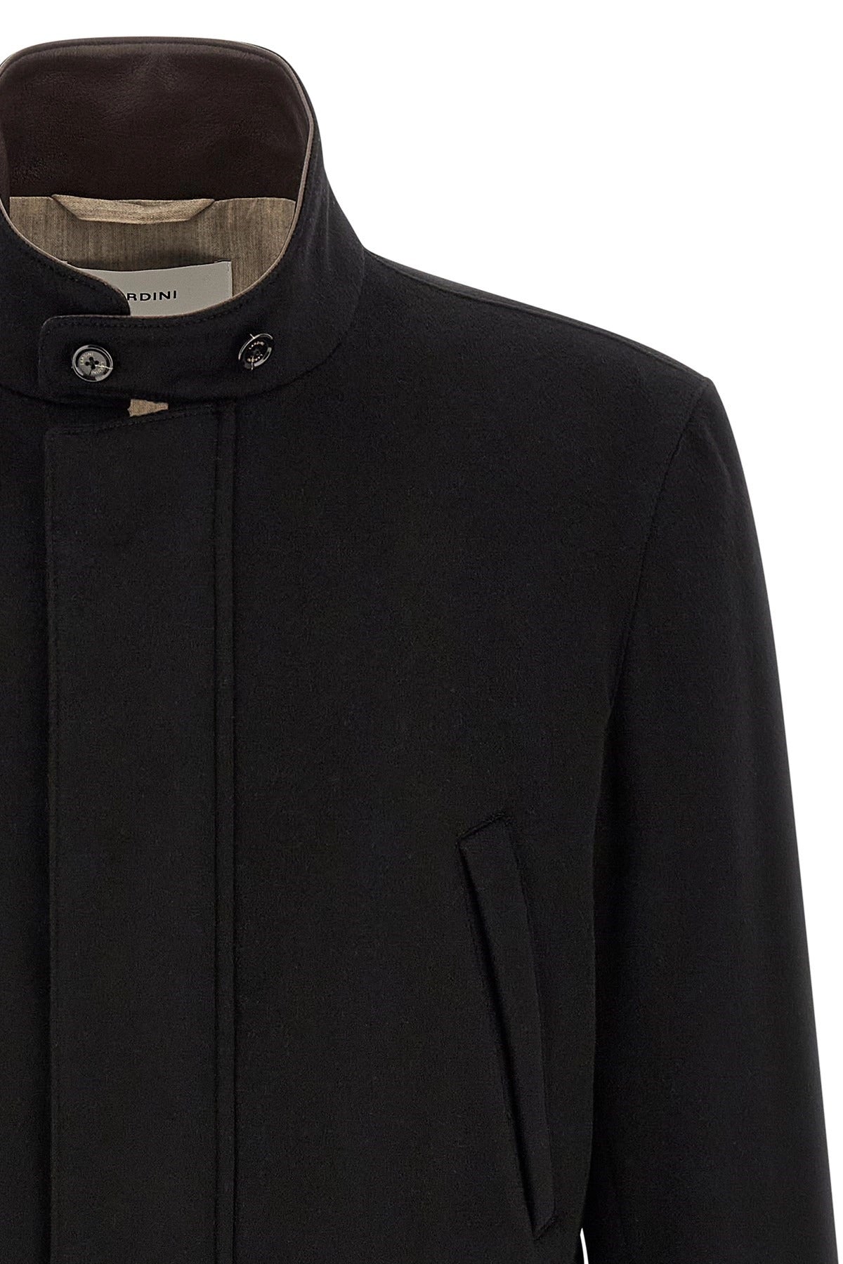 Lardini Black Cashmere Field Jacket
