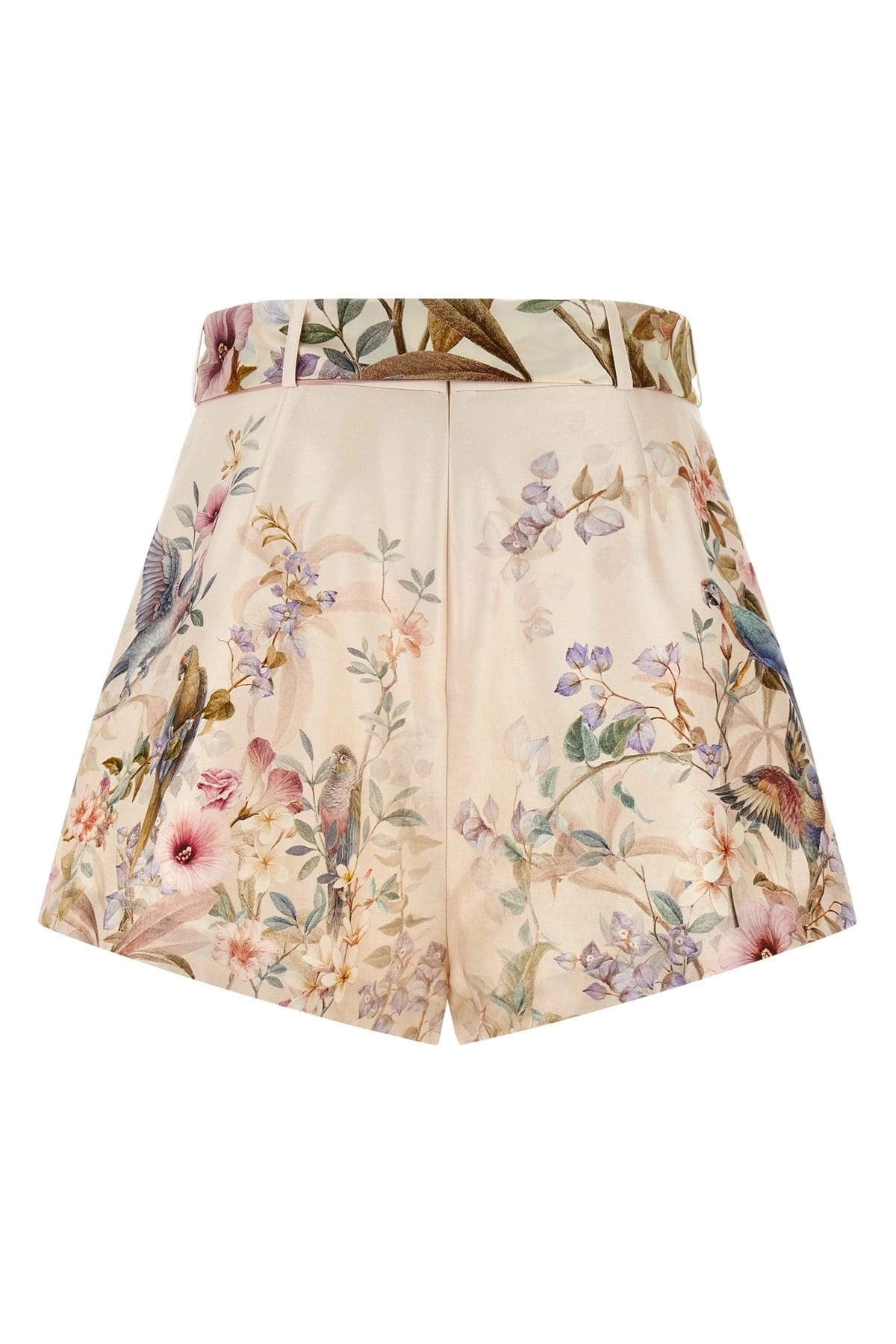 Zimmermann Rebellion Aviary-Print Shorts