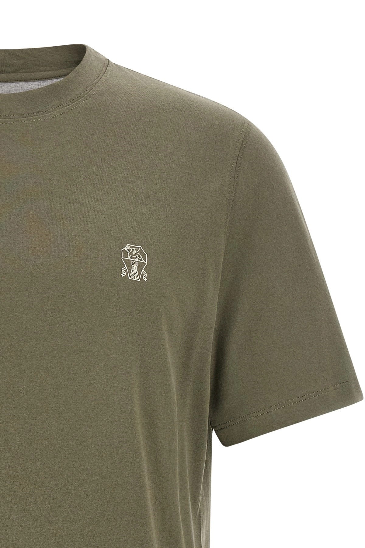 ジレンさま専用国内定価251900円 BRUNELLO CUCINELLI Brunello Cucinelli Cotton Jersey Logo T-Shirt | Sendegaro JP