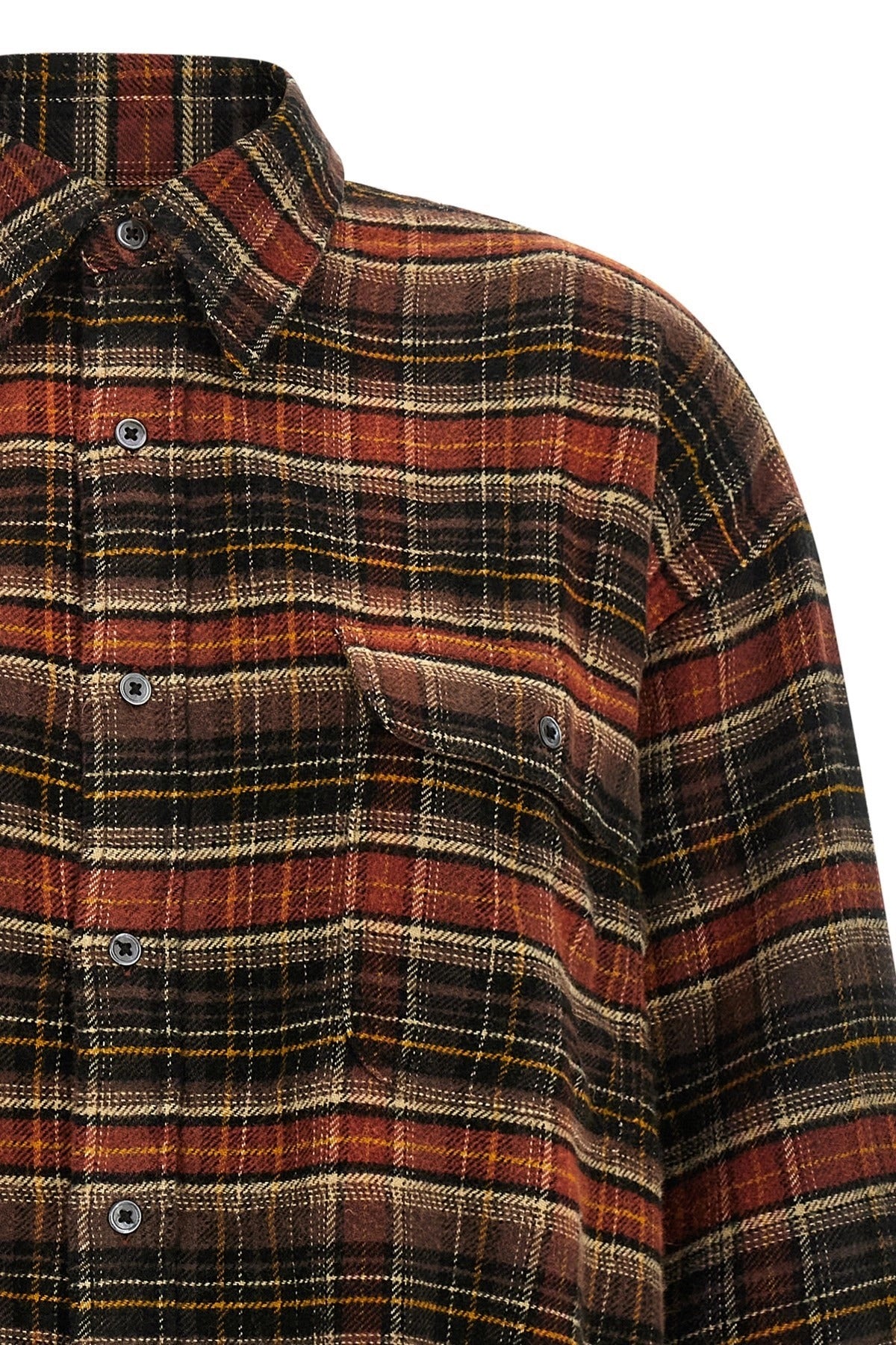 R13 Boyfriend Check Shirt