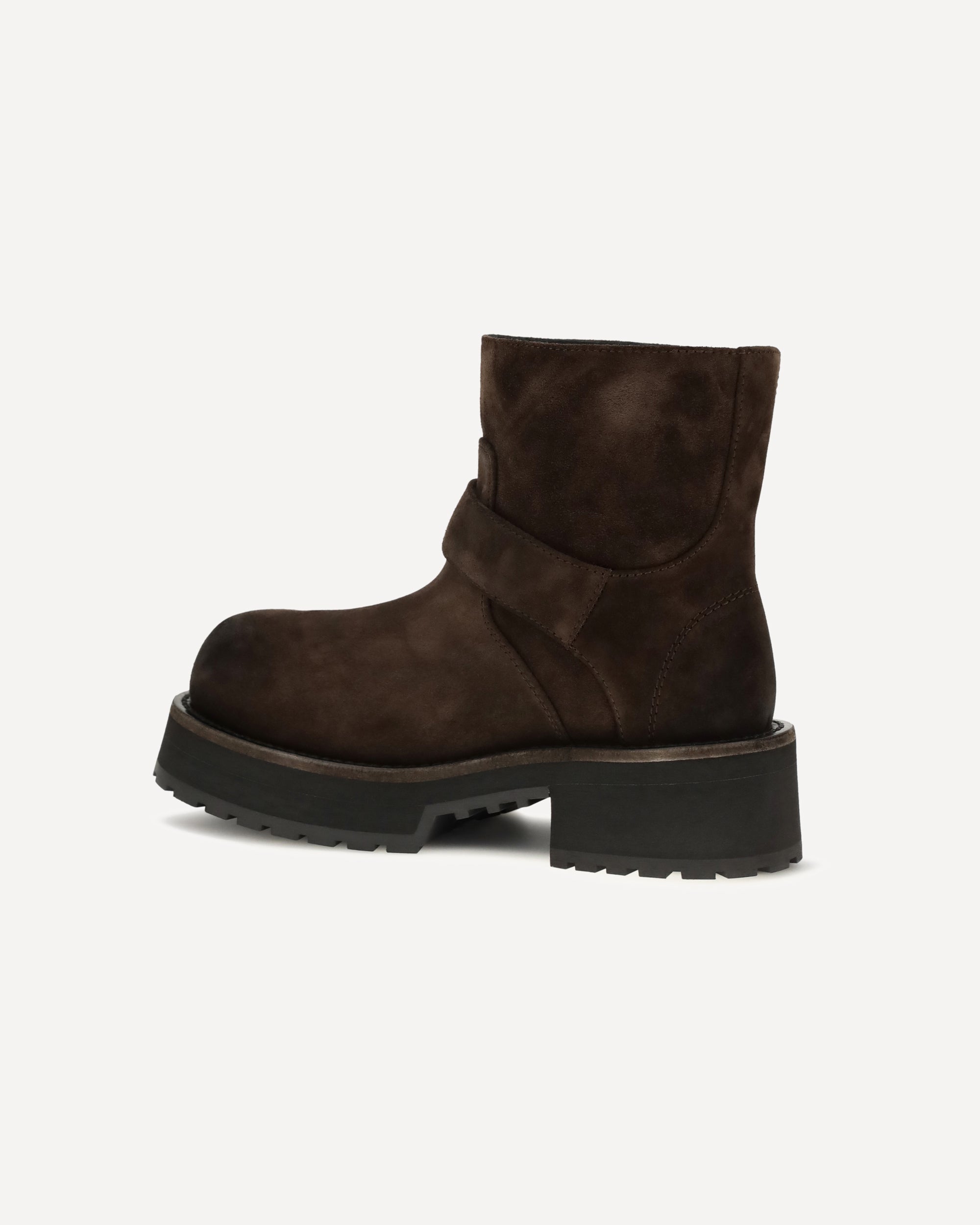Balenciaga Venom Mini Waxed Suede Ankle Boots