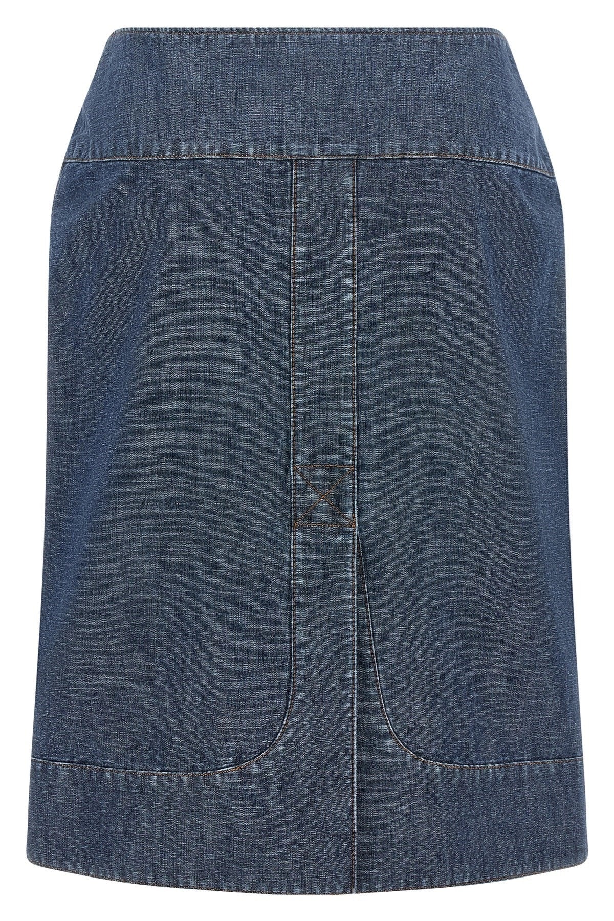 Fendi Chambray Denim Skirt