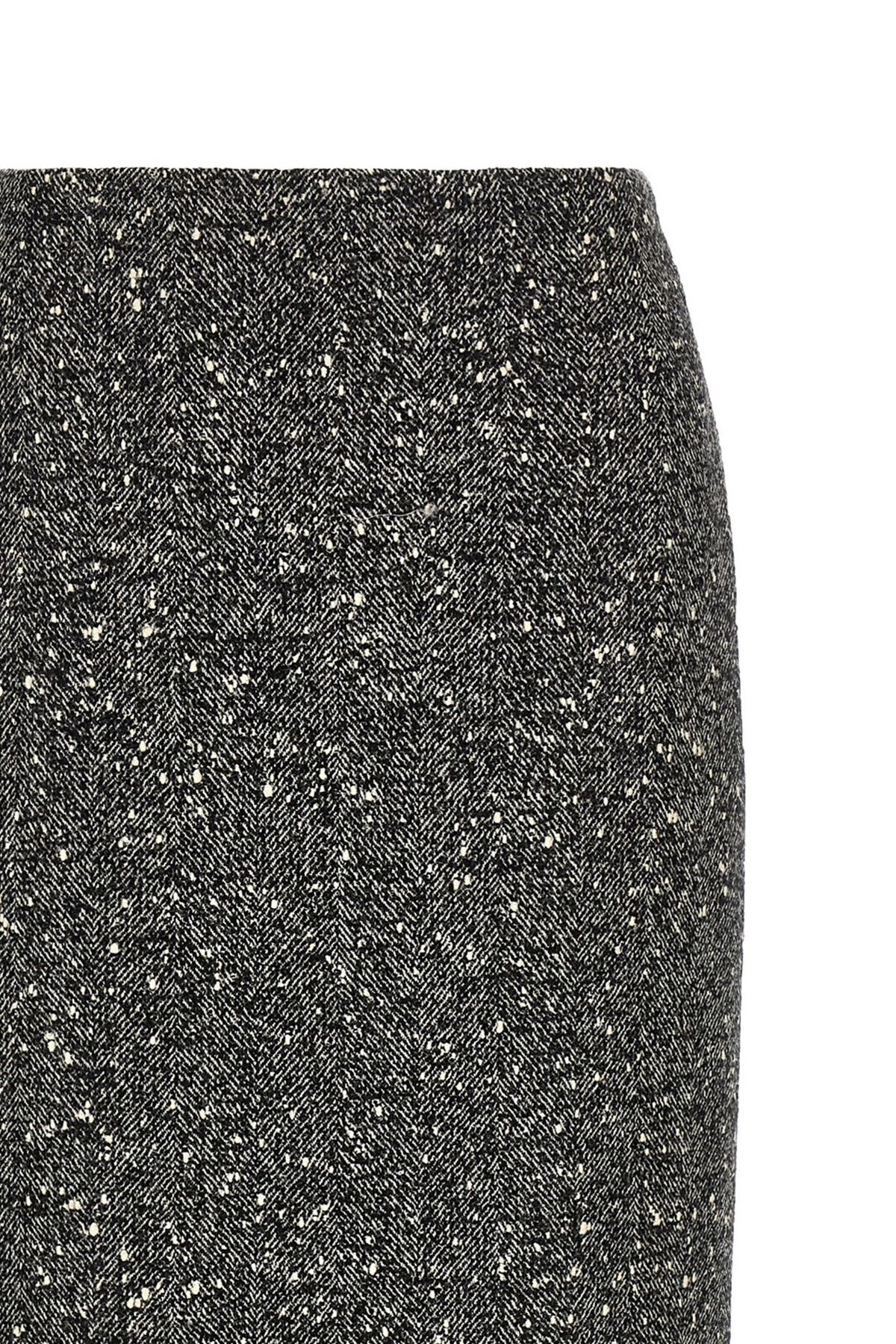 Valentino Garavani Chevron Bouclé Skirt