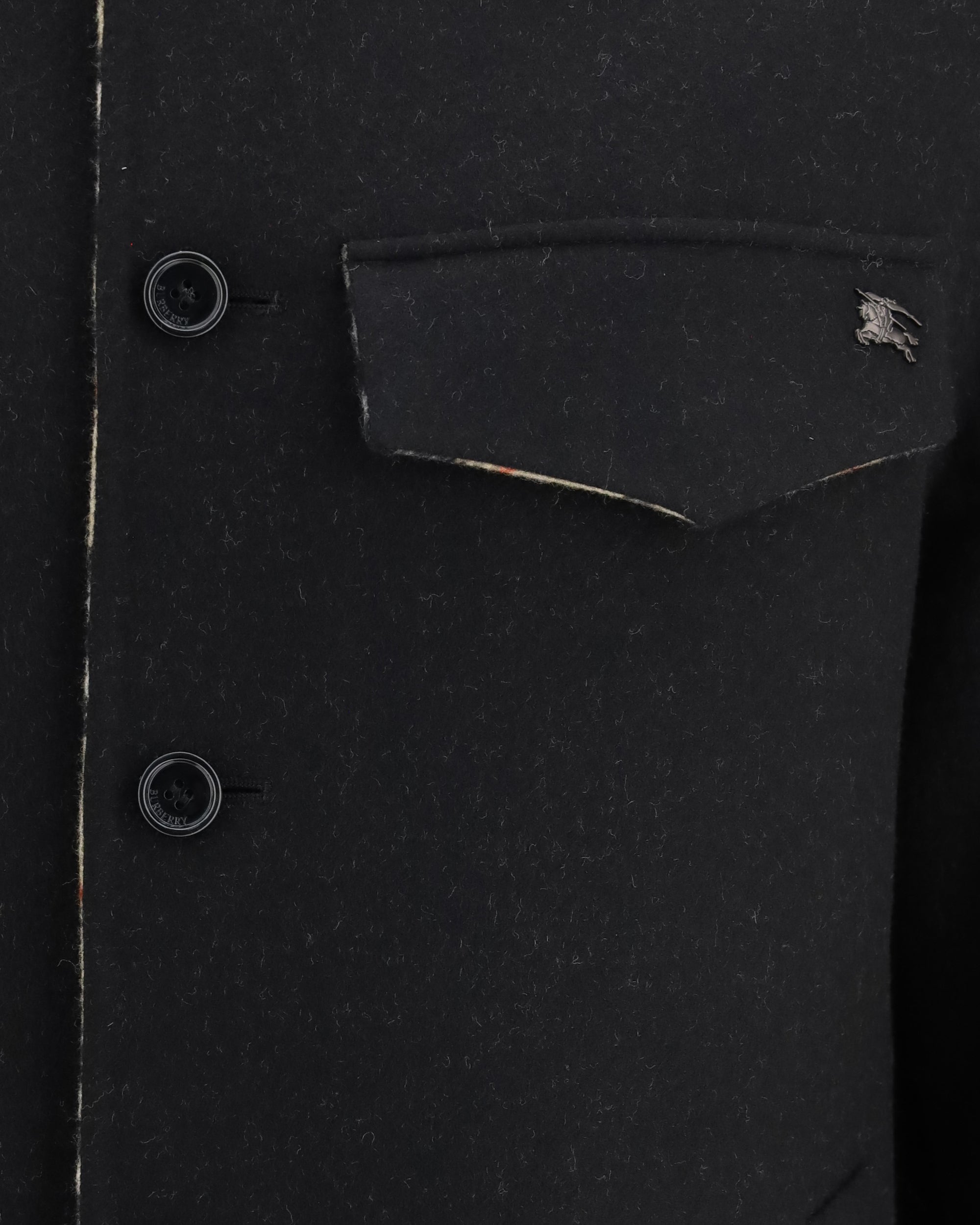 Burberry Herringbone Wool Jacket