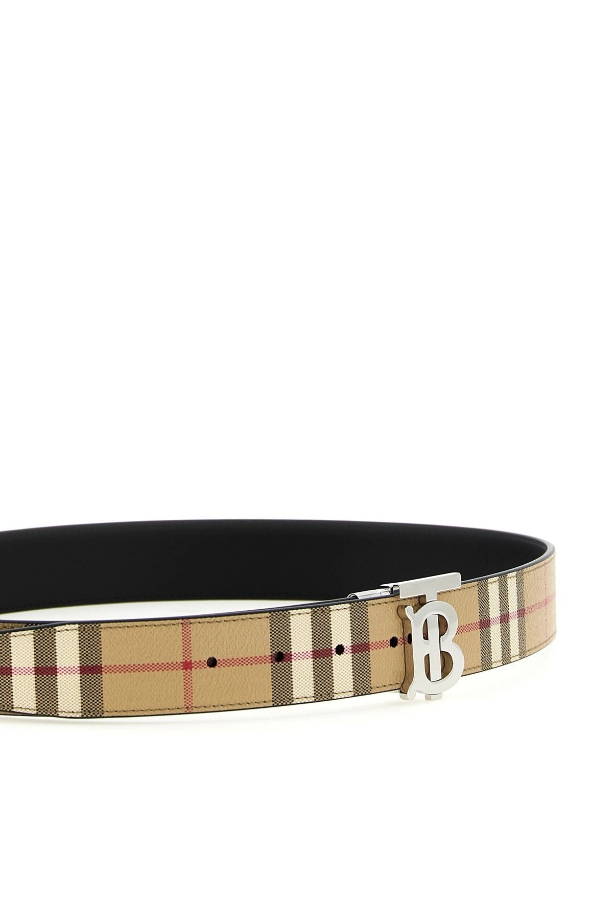 Burberry Monogram Buckle Reversible Belt