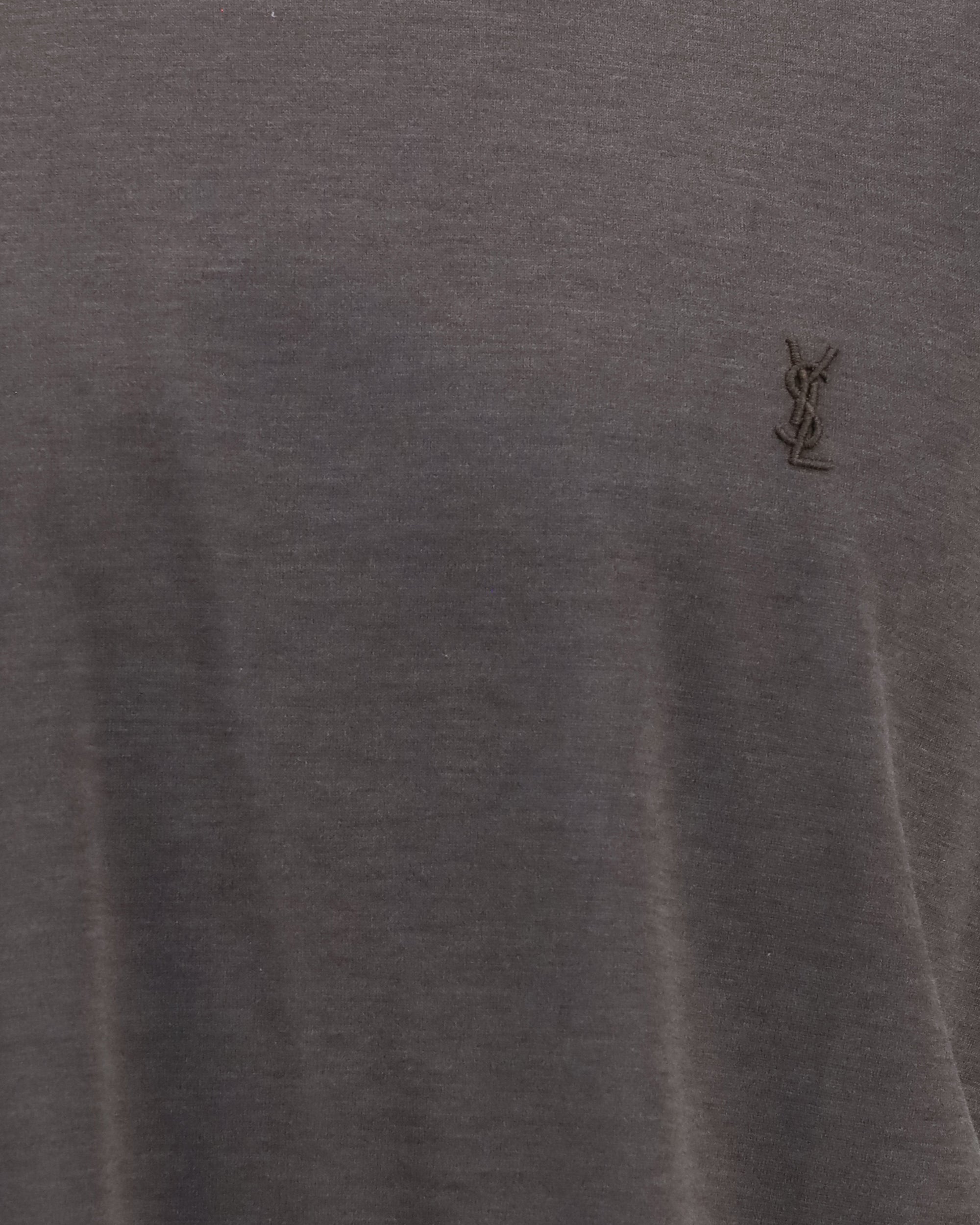 Saint Laurent Cassandre Silk Cotton T-Shirt