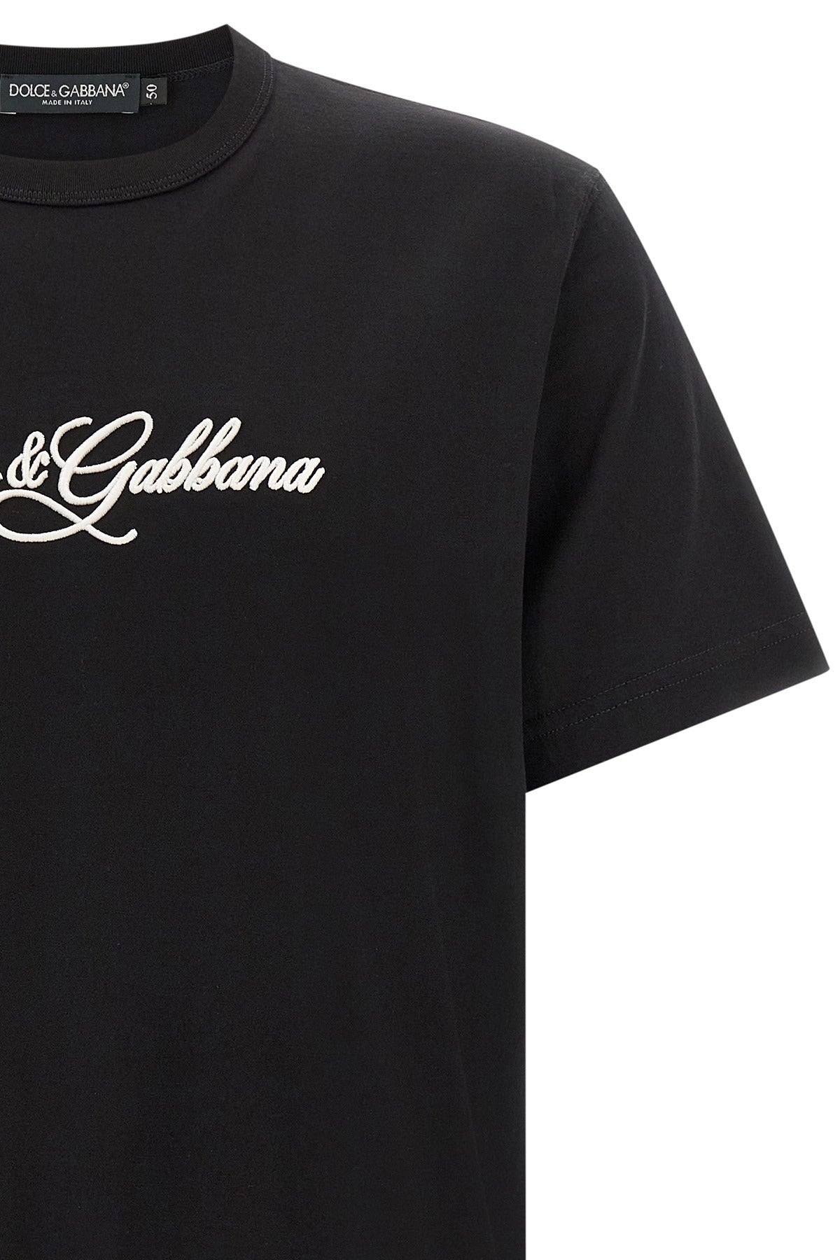 Dolce & Gabbana Logo Embroidery T-Shirt