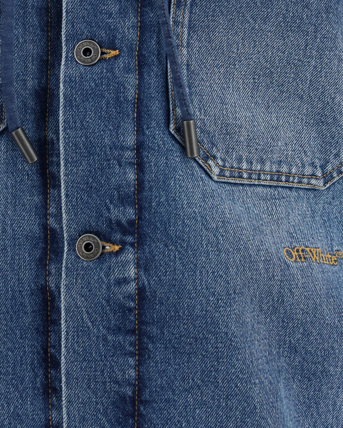 Off-White Bookish Padded Denim Jacket