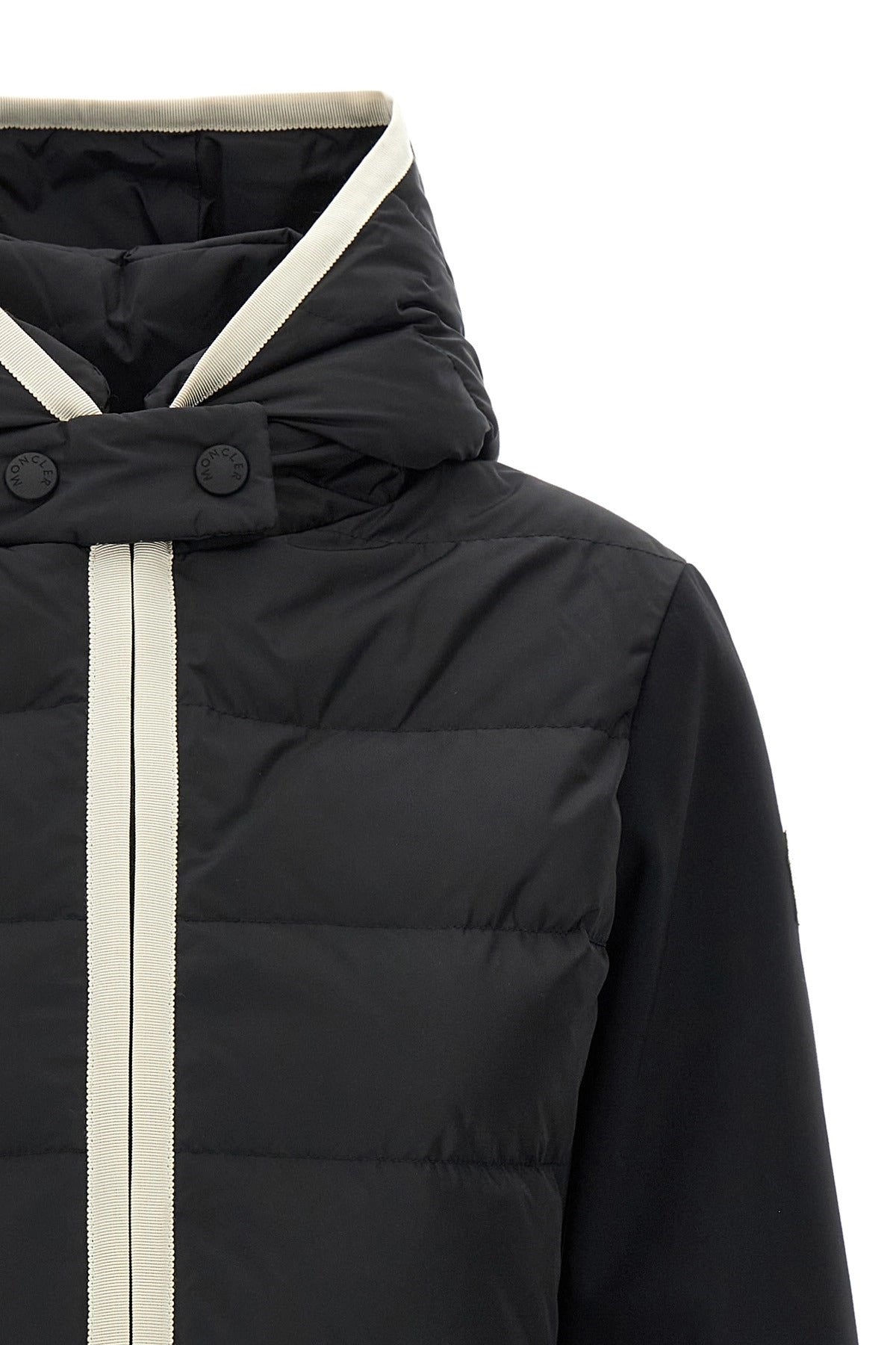 Moncler Grenoble Hooded Padded Zip-Up Cardigan