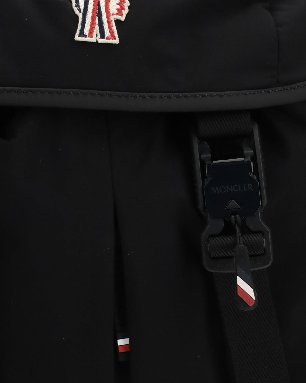 Moncler Grenoble Leather-Trimmed Backpack