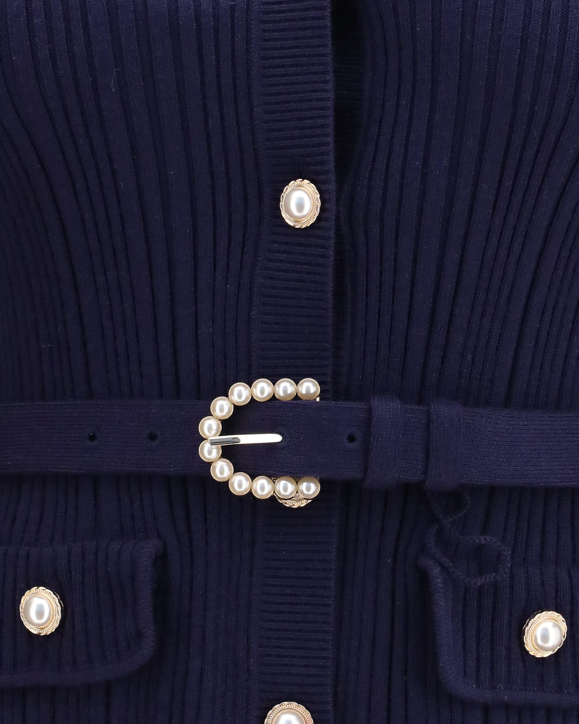Self-Portrait Ribbed Cardigan