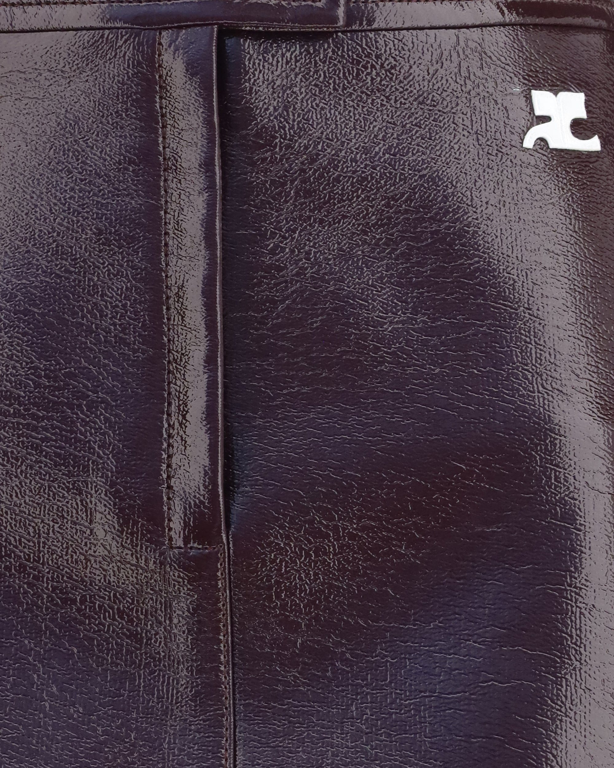 Courrèges Vinyl Mini Skirt