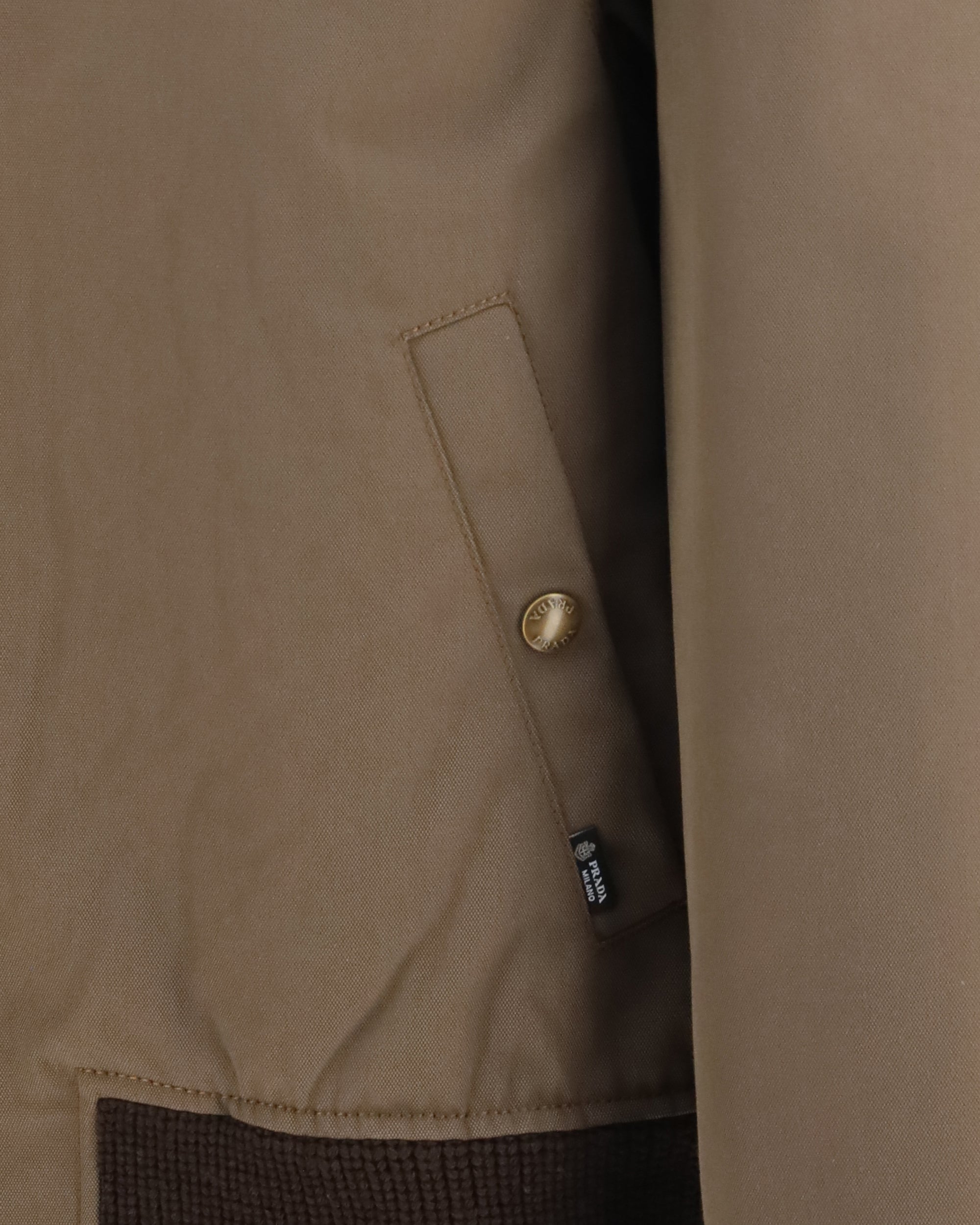 Prada Jacket With Corduroy Collar