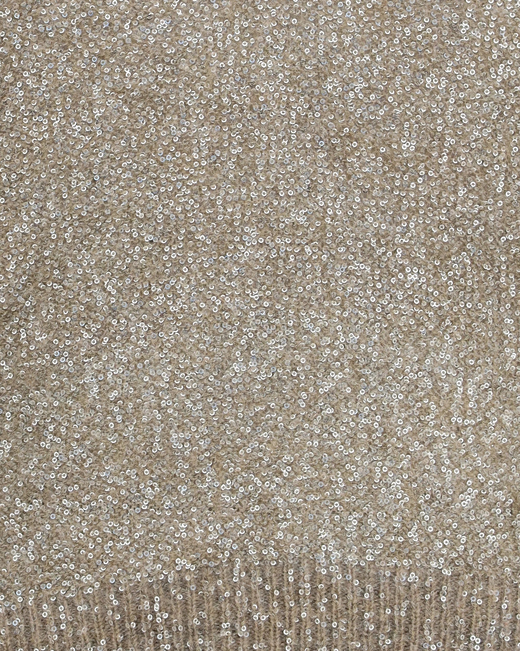 Brunello Cucinelli Sequined V-Neck Sweater | Sendegaro