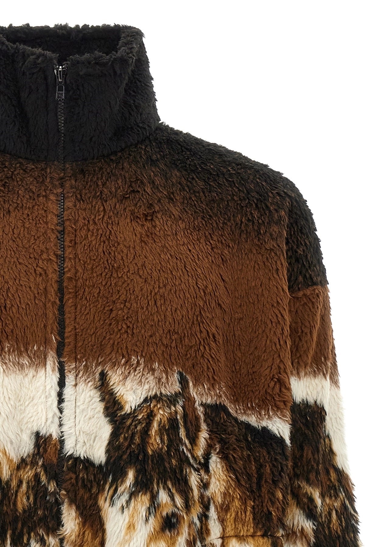MM6 Maison Margiela Graphic Print Zip Sweatshirt