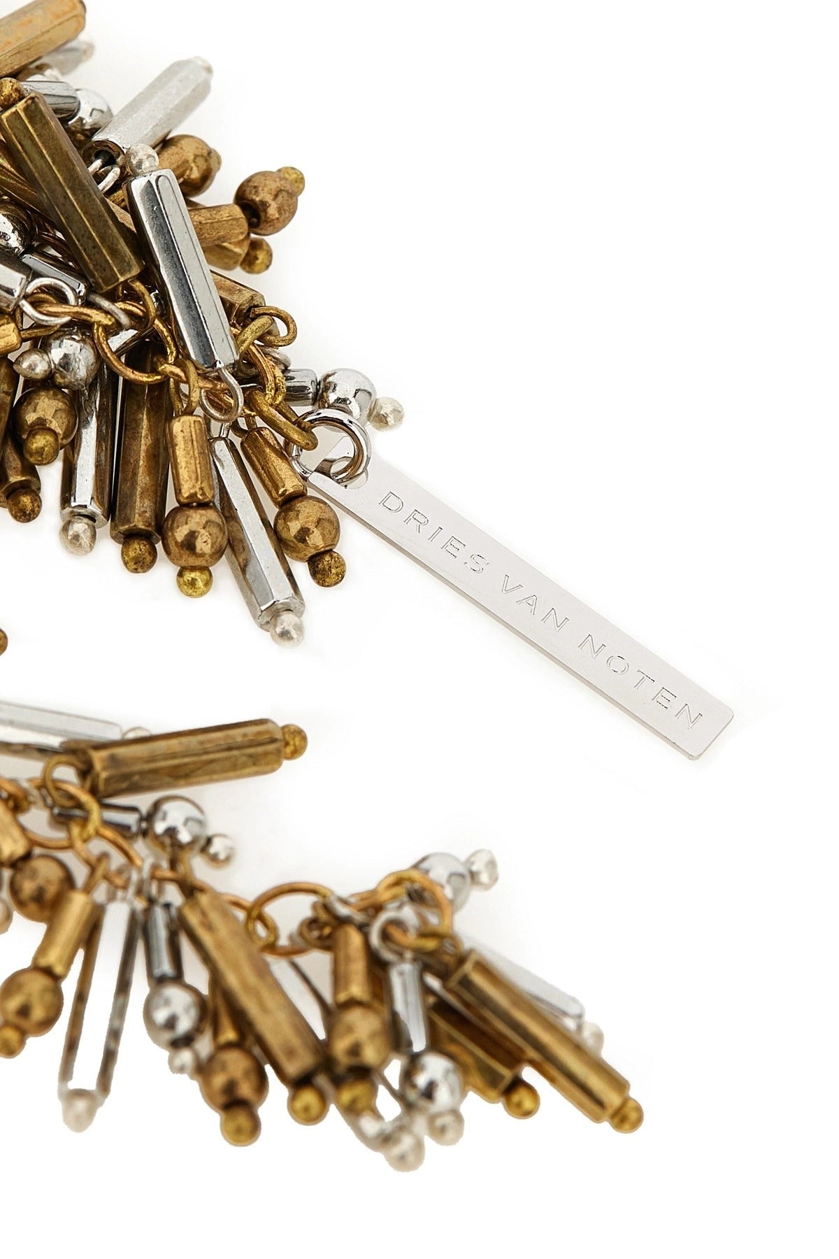 Dries Van Noten Embroidered Scarf Necklace