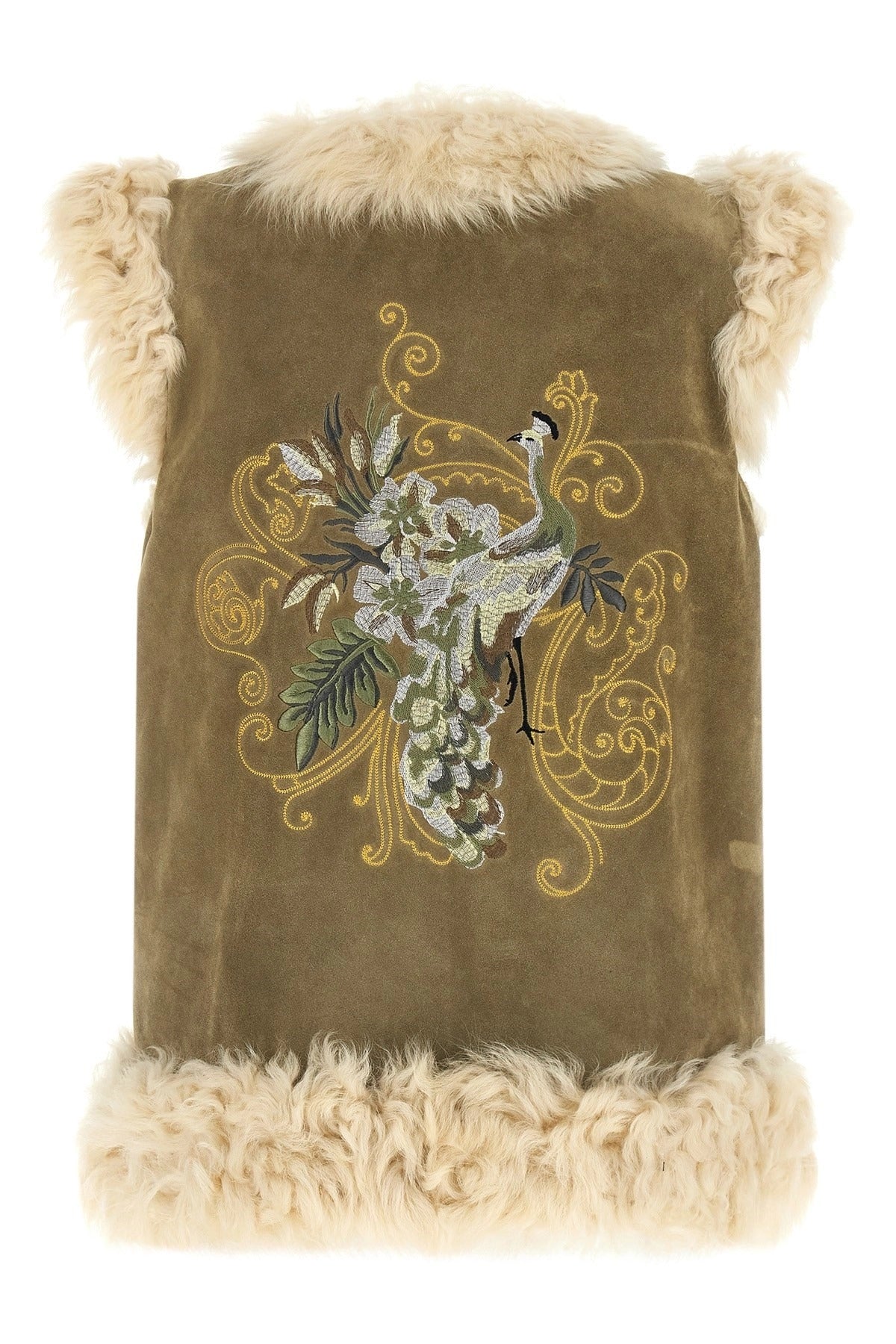 Etro Peacock Embroidery Vest