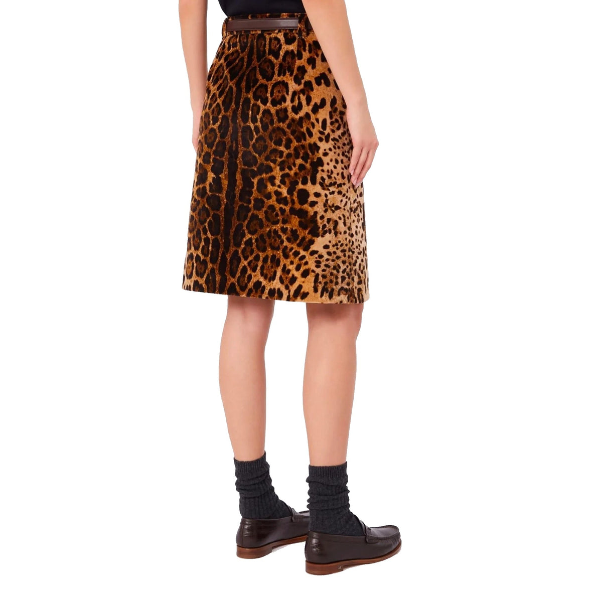 Max Mara Leopard Falange تنورة