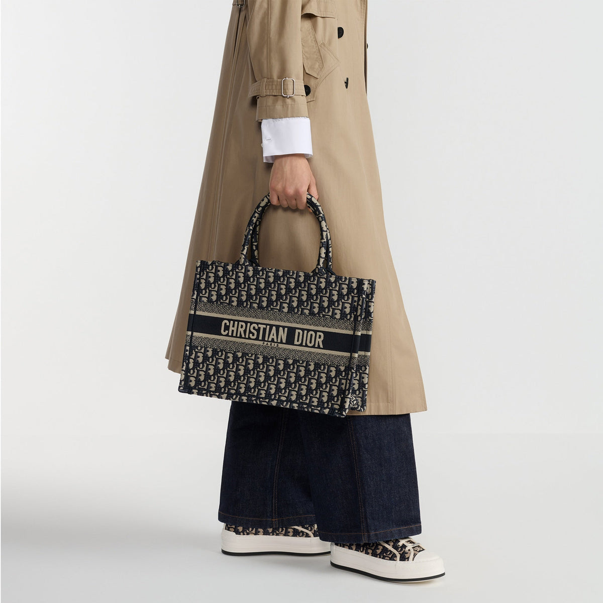 Dior Oblique Embroidered Book Tote