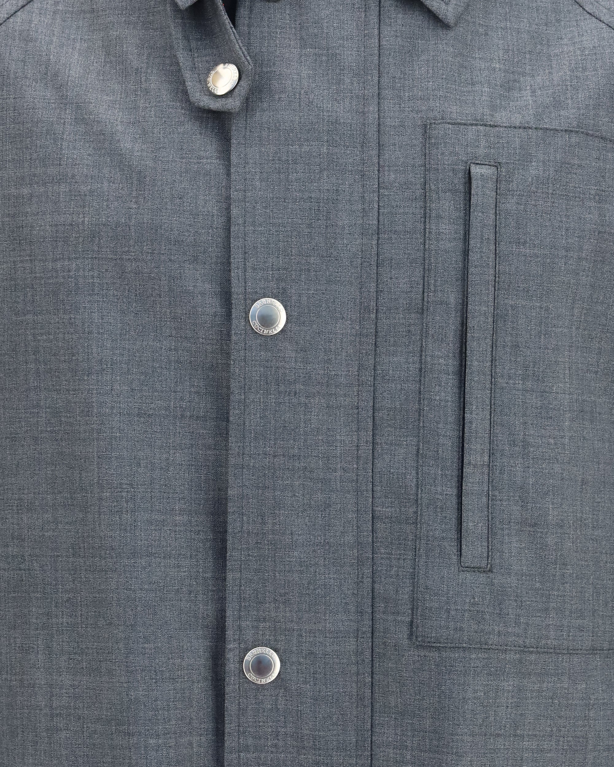Brunello Cucinelli Virgin Wool Jacket With Pockets
