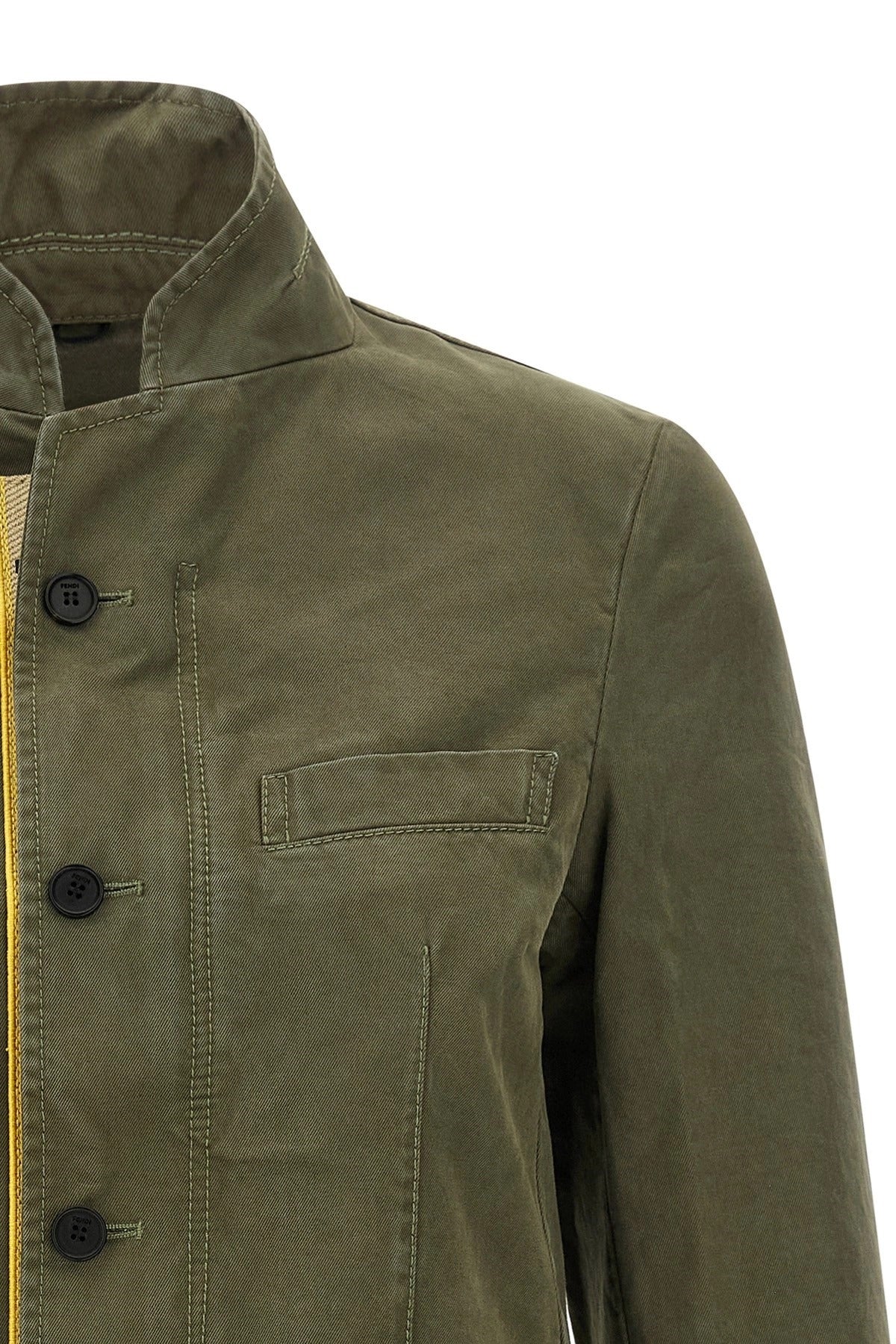 Fendi Olive Green Equestrian Jacket