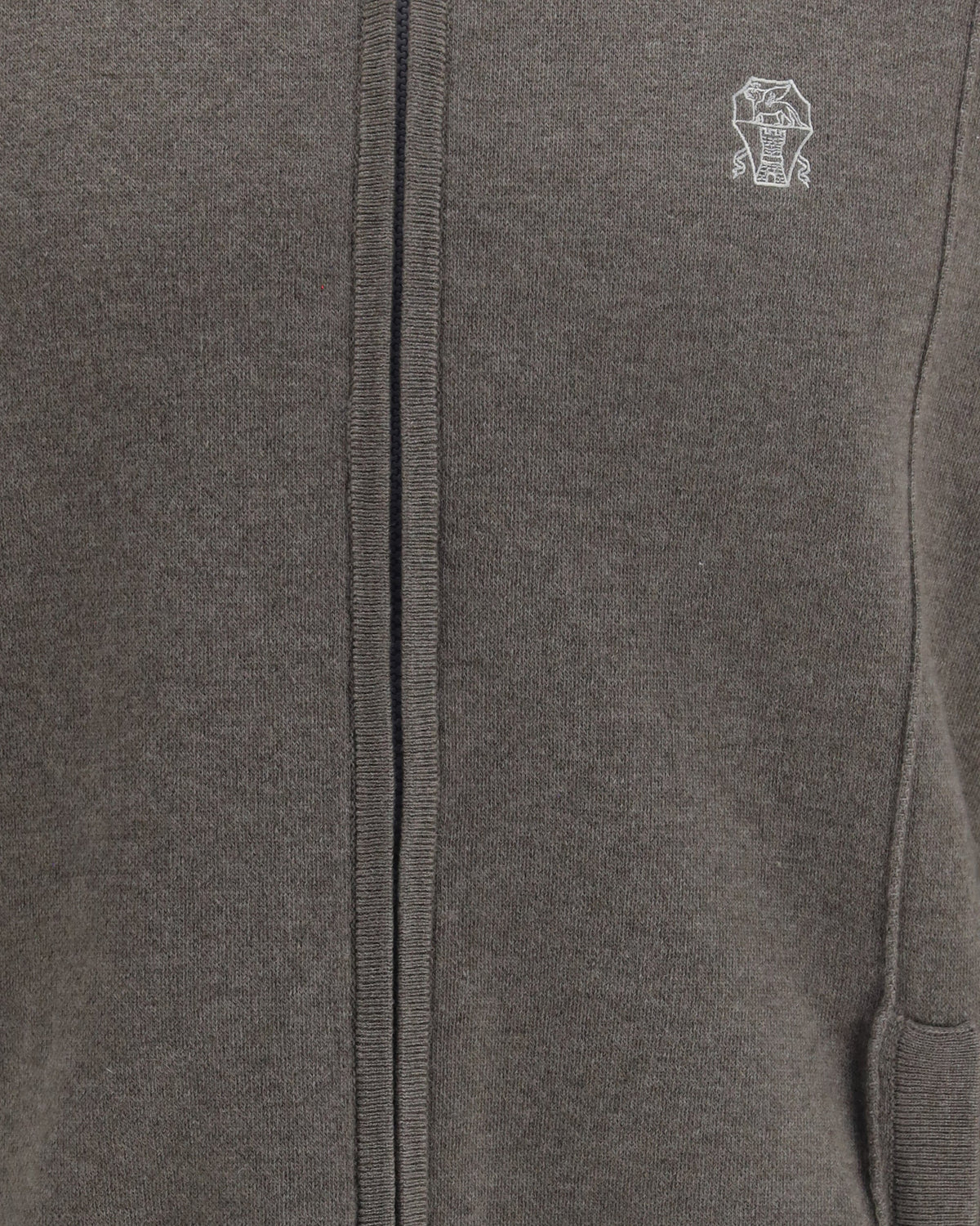 Brunello Cucinelli Double Cashmere Cardigan With Zip