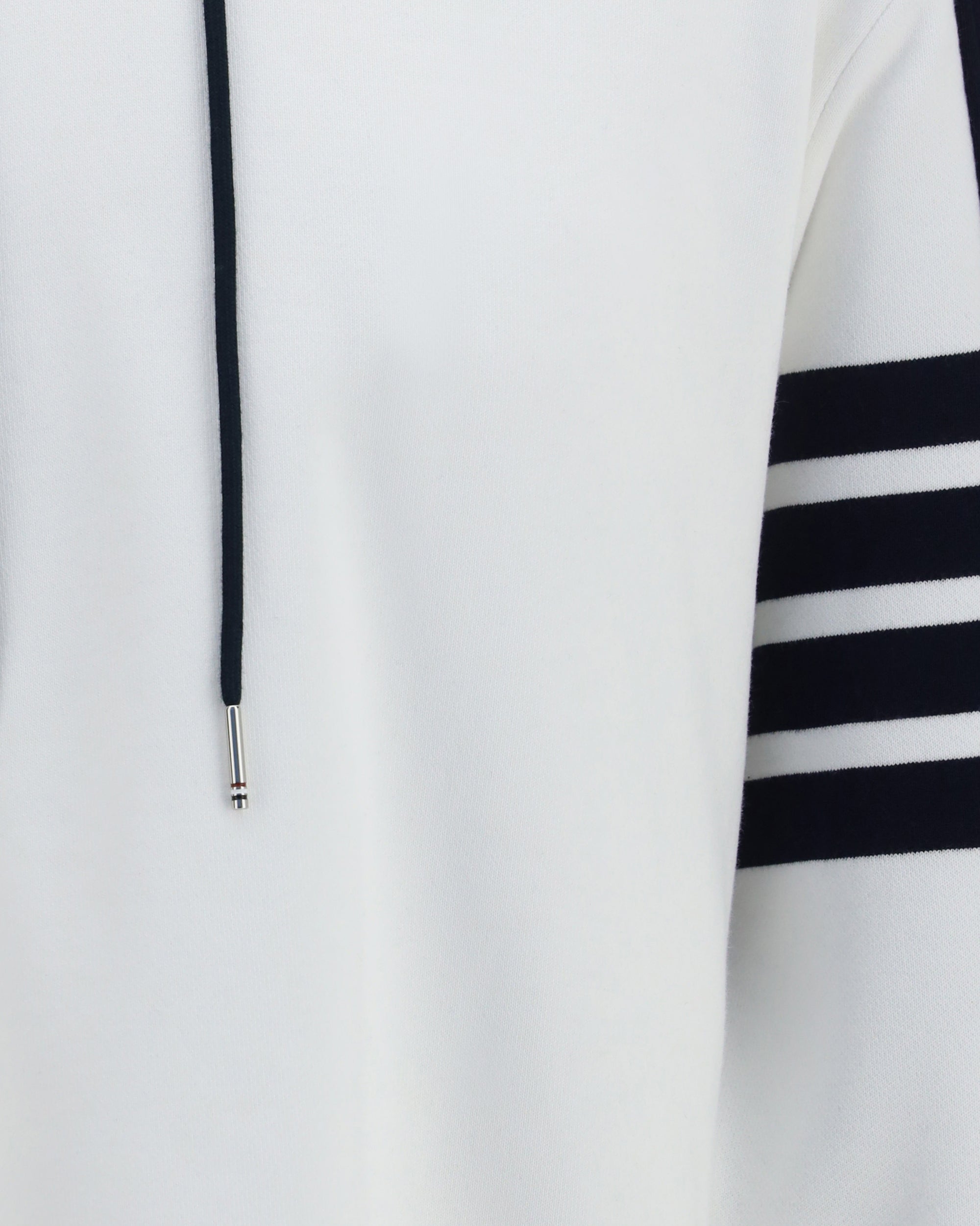 Thom Browne Loopback Colorblock Hooded Sweatshirt