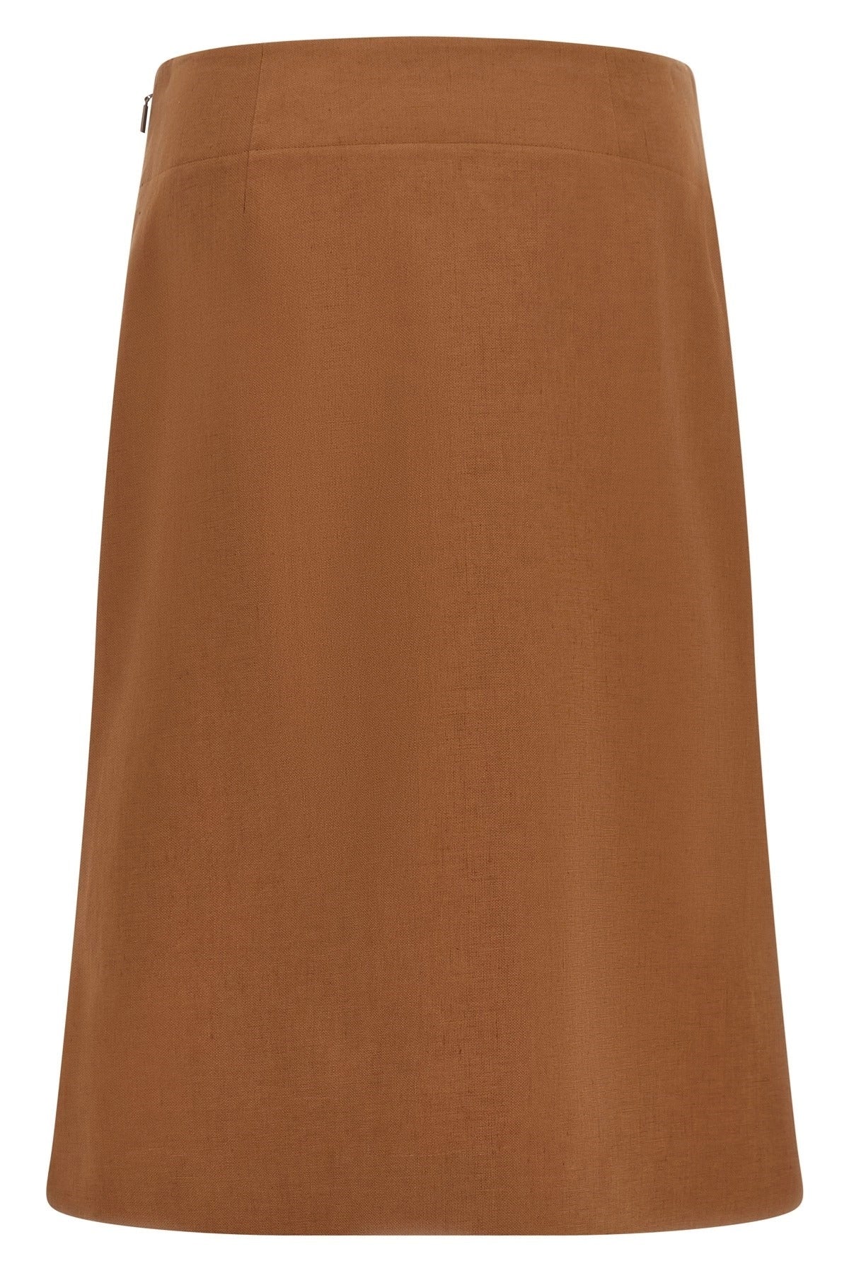 Fendi Linen Midi Skirt