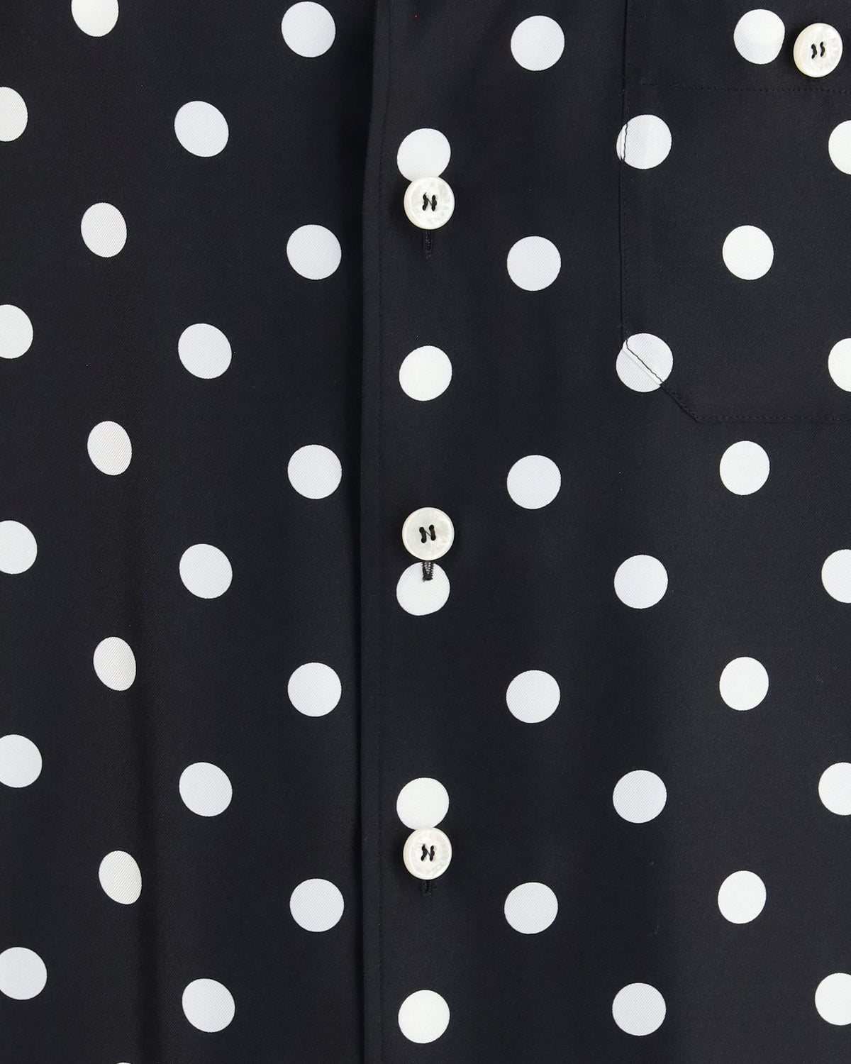 Dolce & Gabbana Polka Dot Silk Twill Shirt