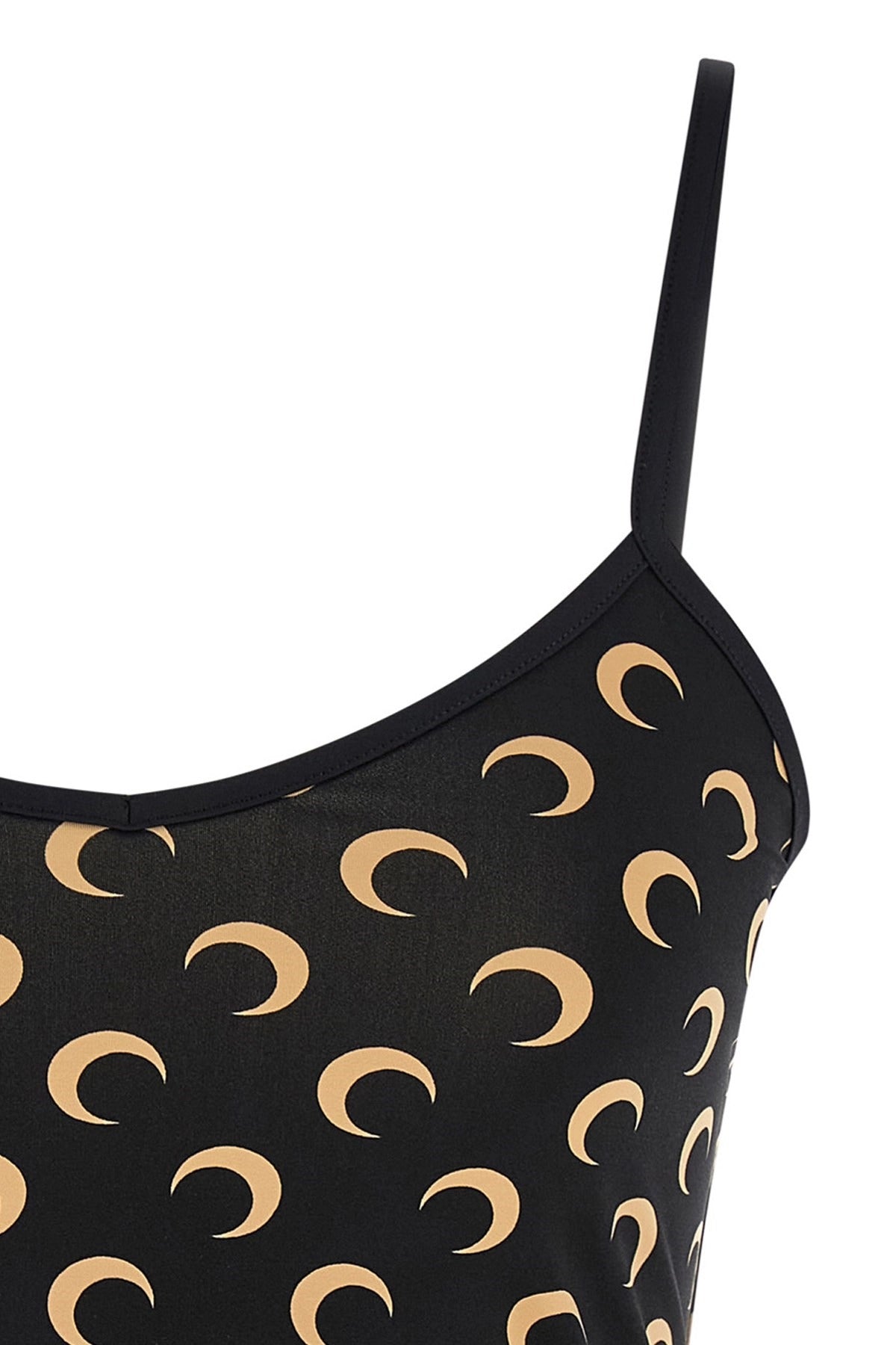 Marine Serre All Over Moon Crop Top