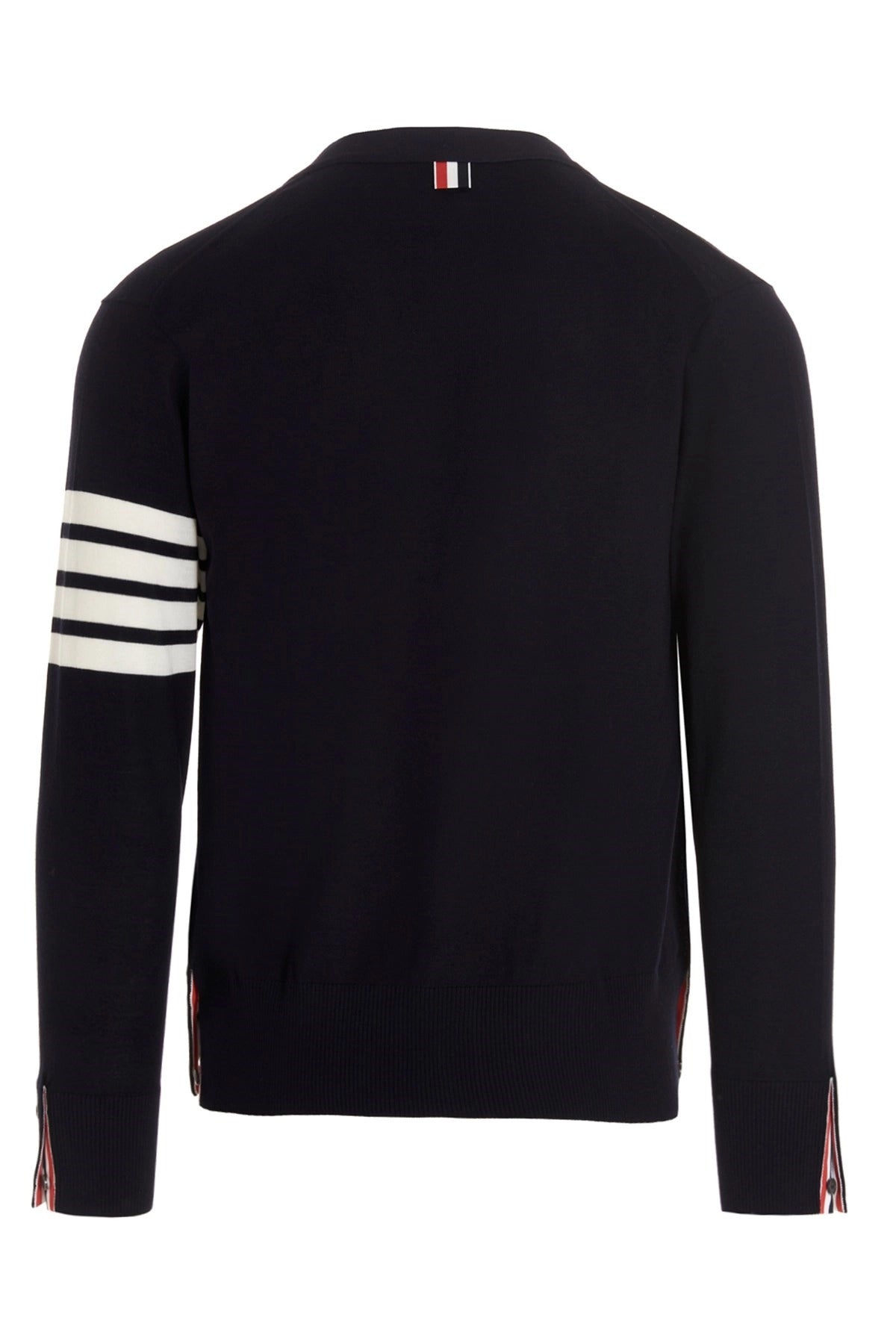 Thom Browne Merino Wool 4-Bar Cardigan